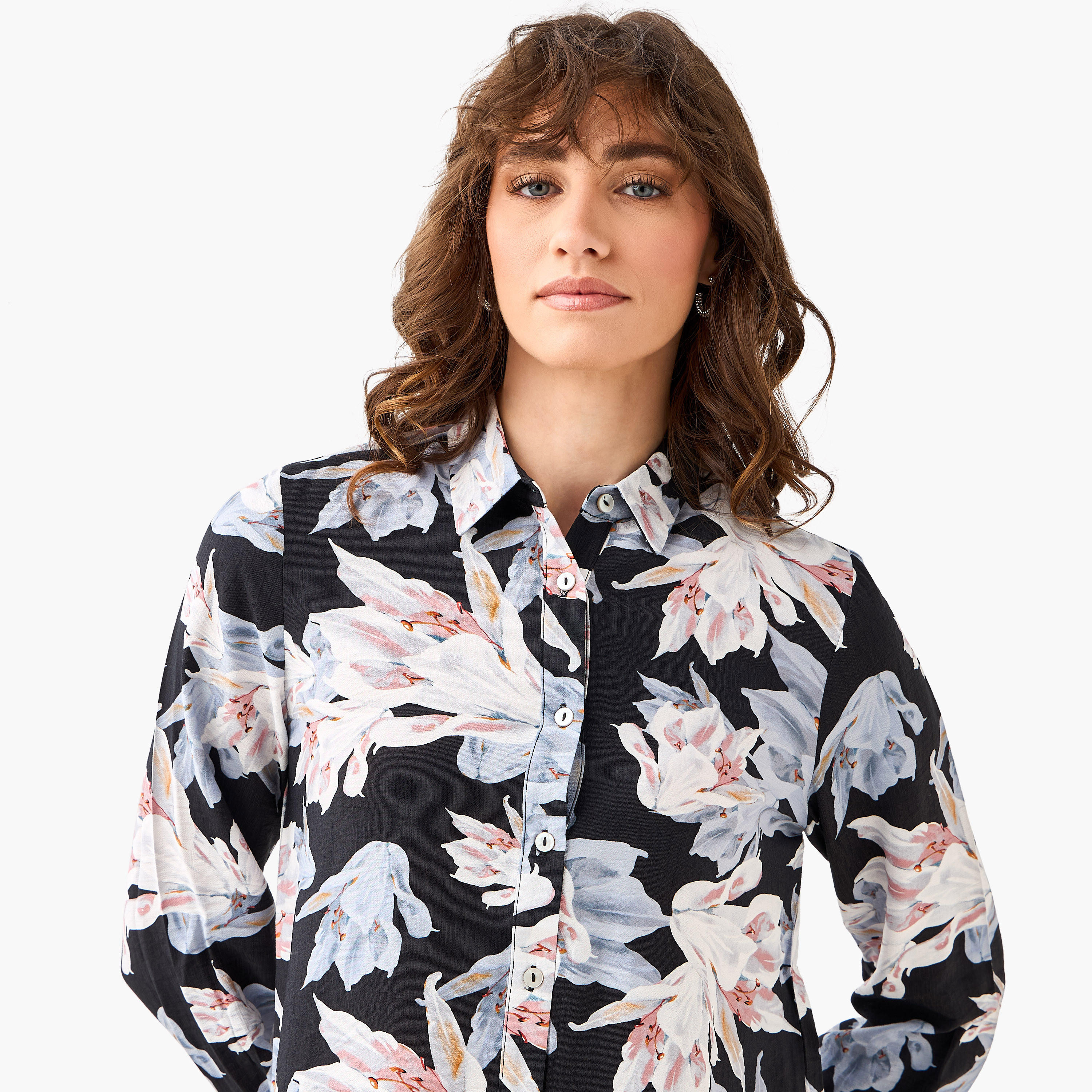 Viscose Shirt with Floral Print-women-clothing-shirtsandblouses-shirts-image-7