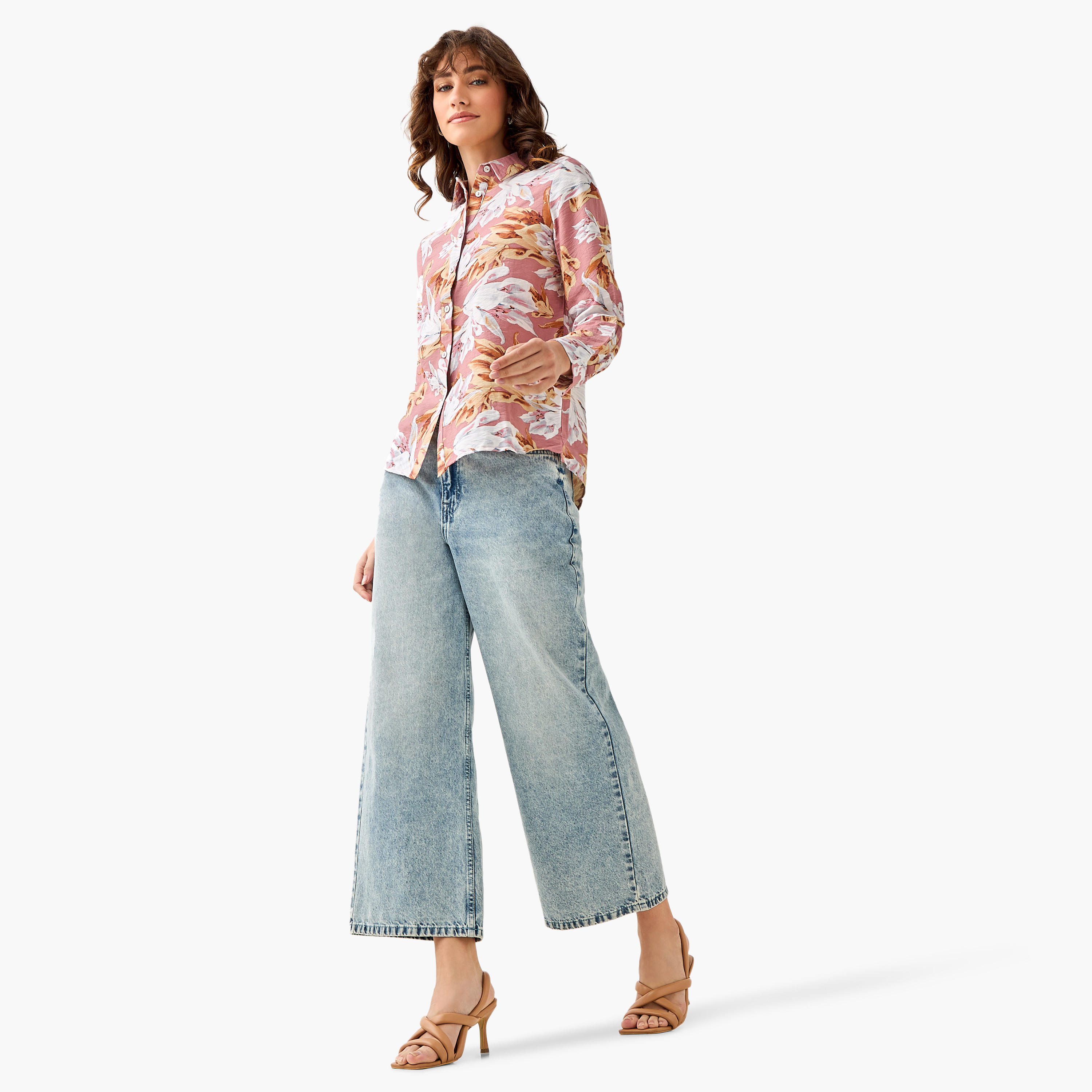 قميص فيسكوز بطبعات زهور-women-clothing-shirtsandblouses-shirts-image-4