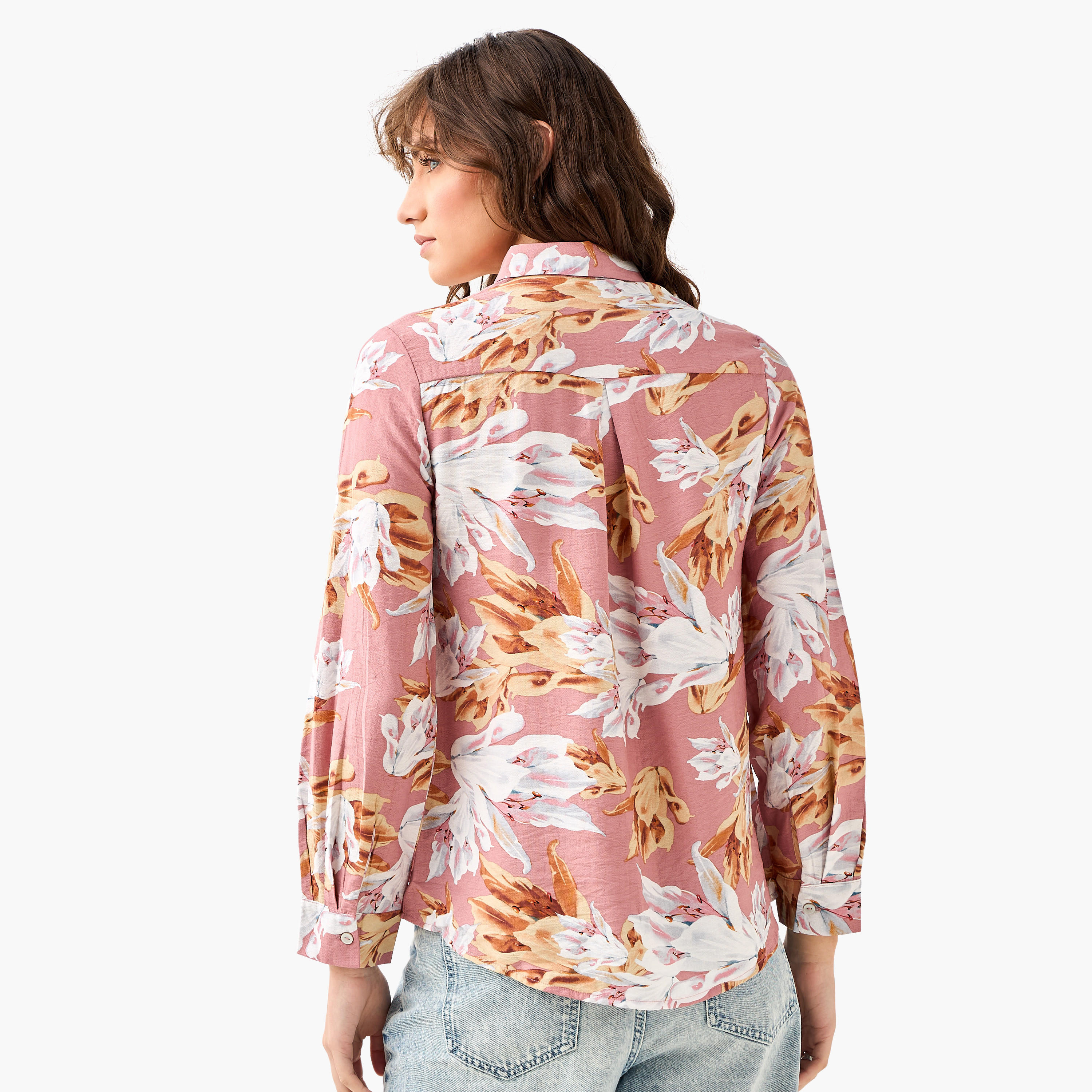 قميص فيسكوز بطبعات زهور-women-clothing-shirtsandblouses-shirts-image-5