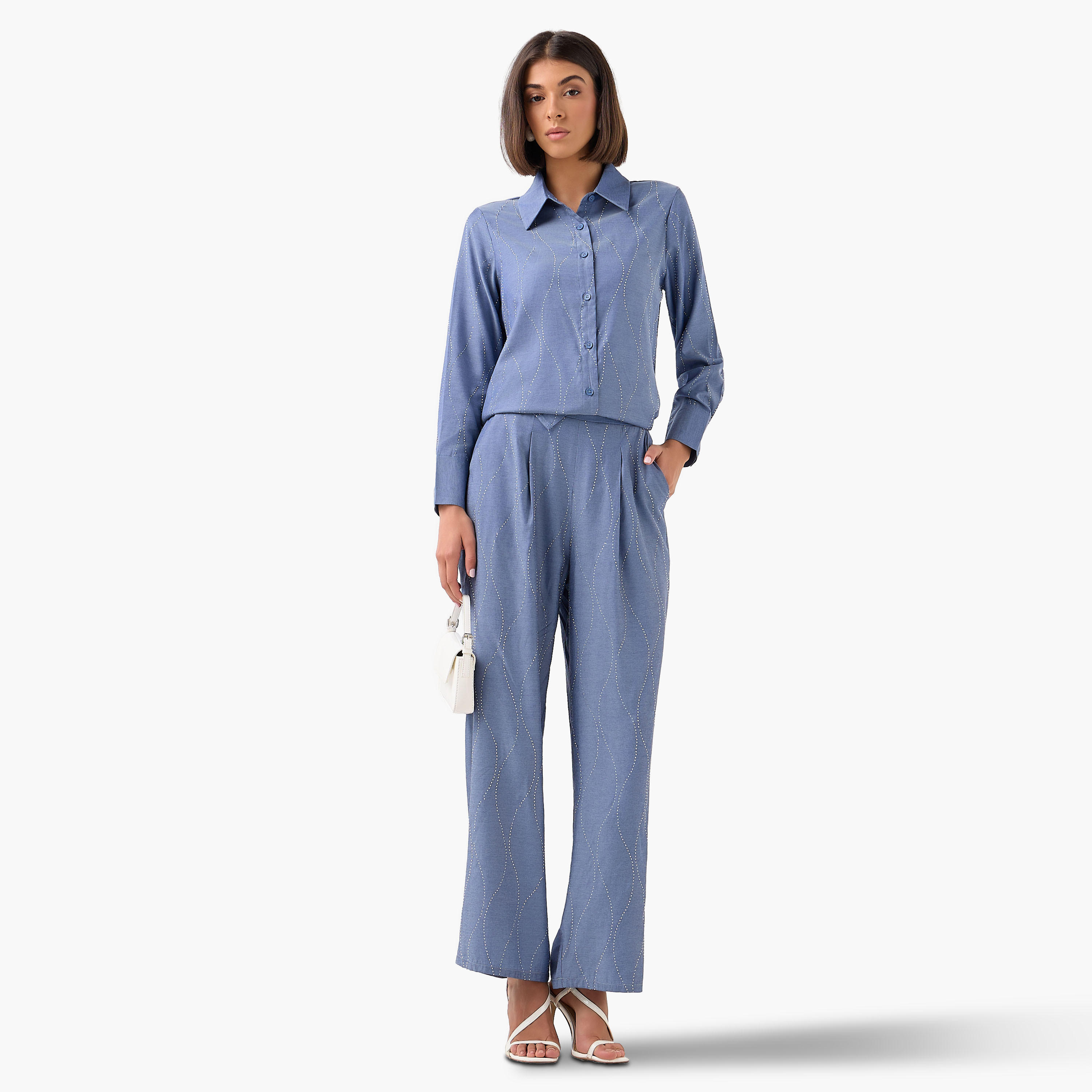 Shirt with Embellishment and Long Sleeves-women-clothing-shirtsandblouses-shirts-image-2