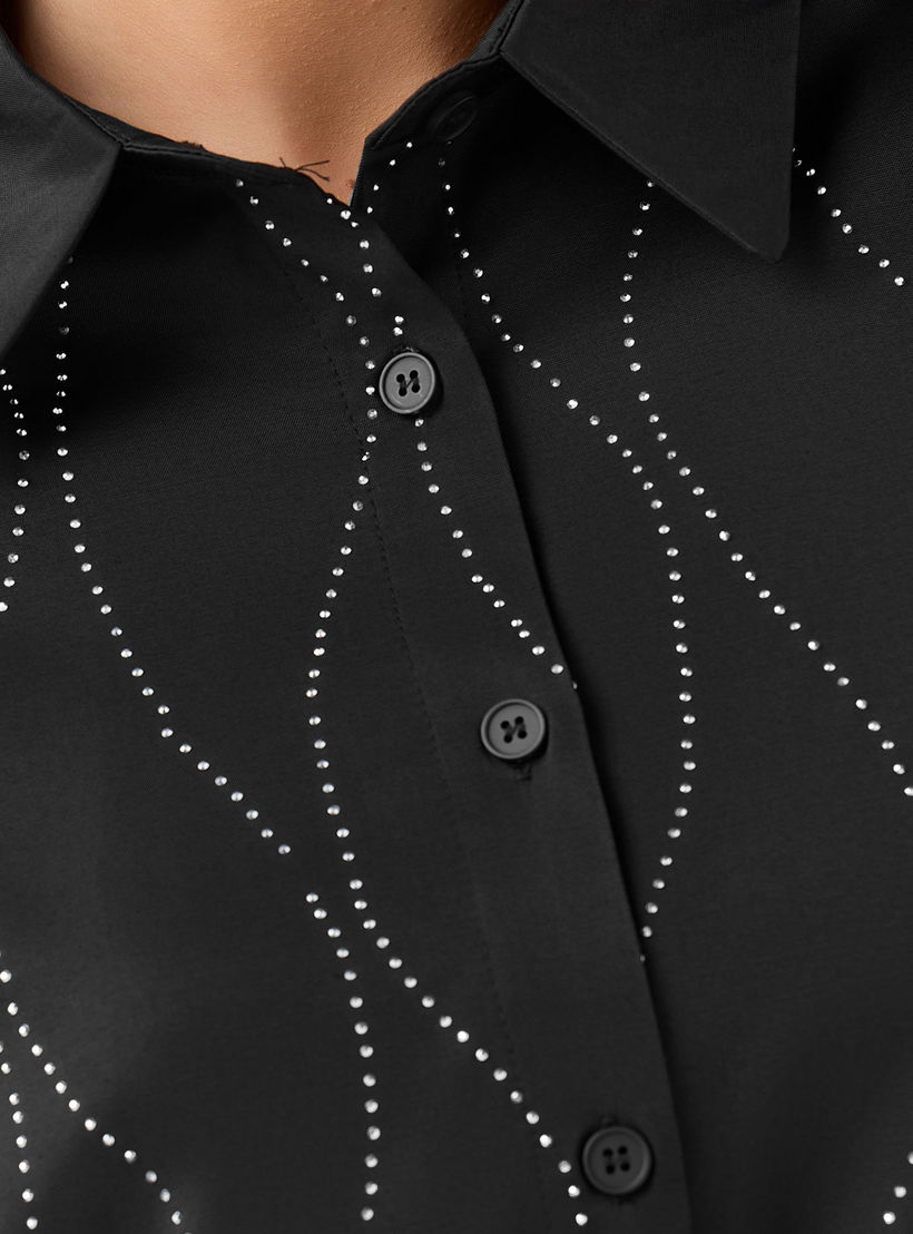 Shirt with Embellishment and Long Sleeves-women-clothing-shirtsandblouses-shirts-image-5