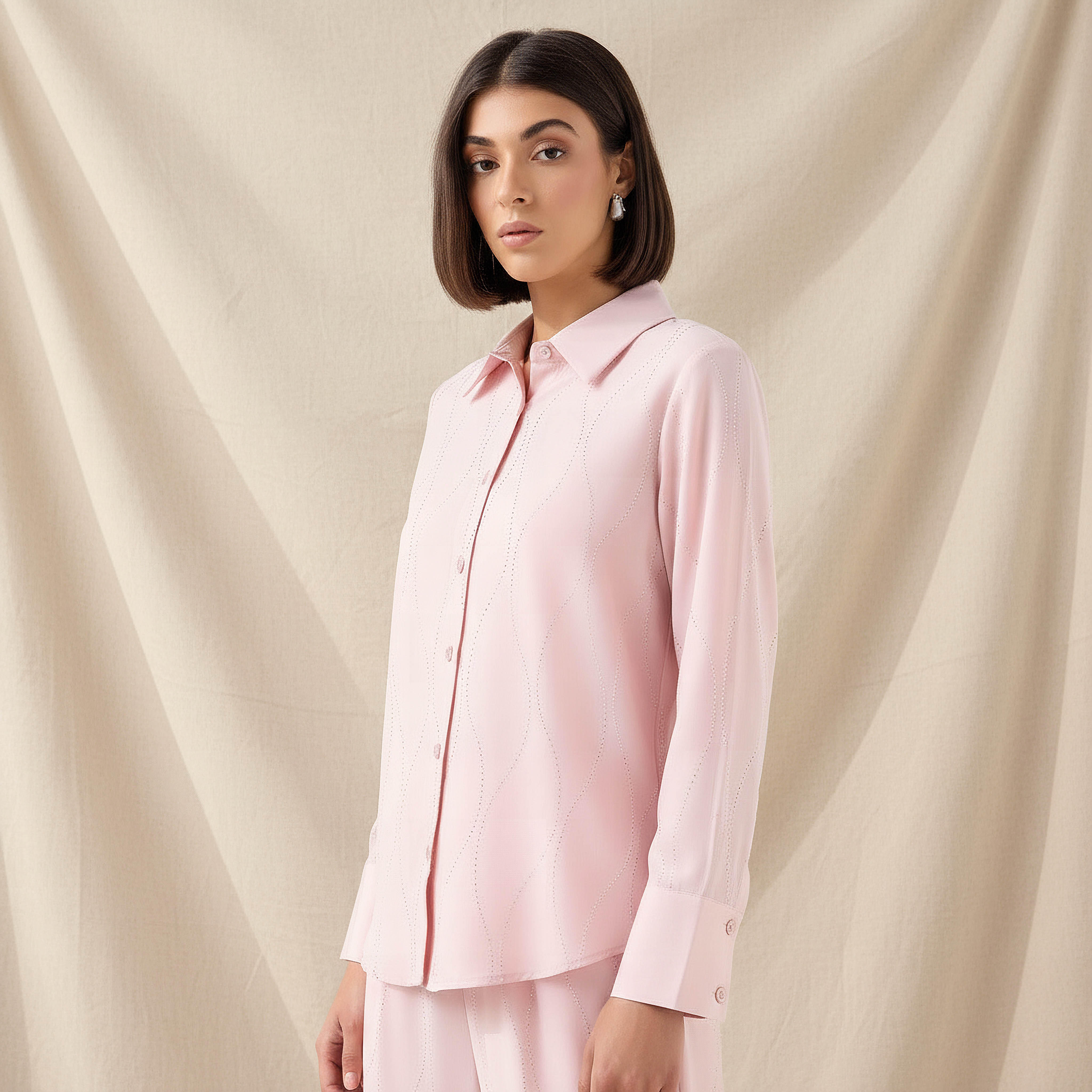 قميص مزين بأكمام طويلة-women-clothing-shirtsandblouses-shirts-image-1