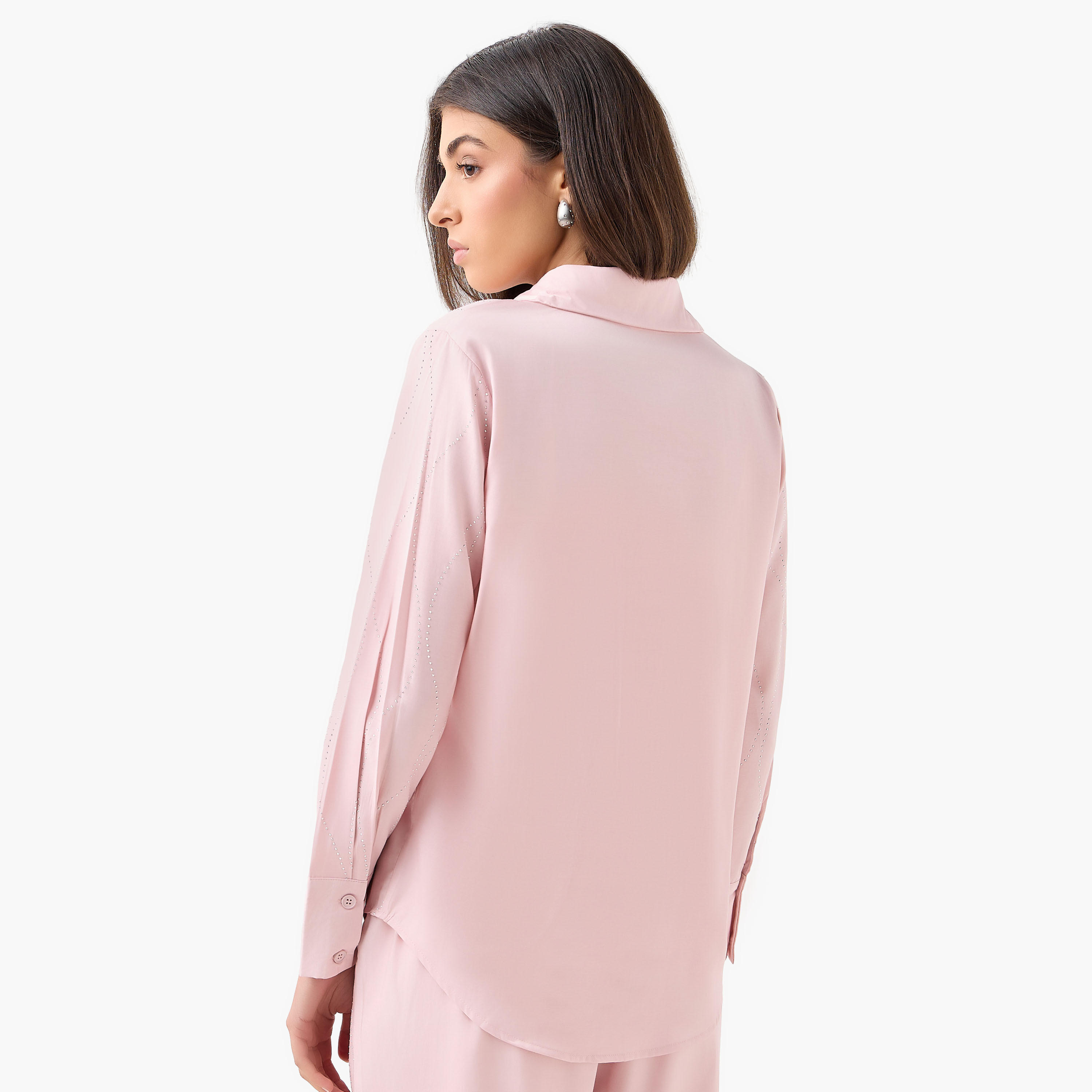 Shirt with Embellishment and Long Sleeves-women-clothing-shirtsandblouses-shirts-image-3