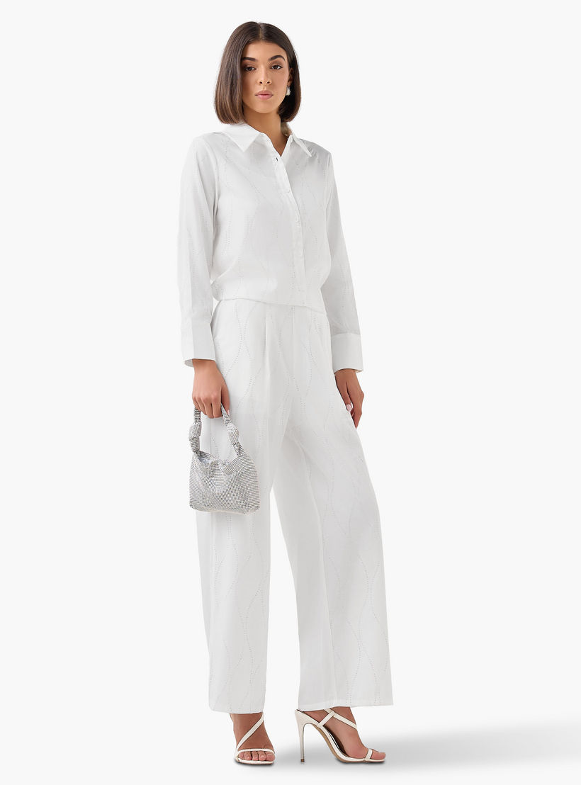 قميص مزين بأكمام طويلة-women-clothing-shirtsandblouses-shirts-image-2