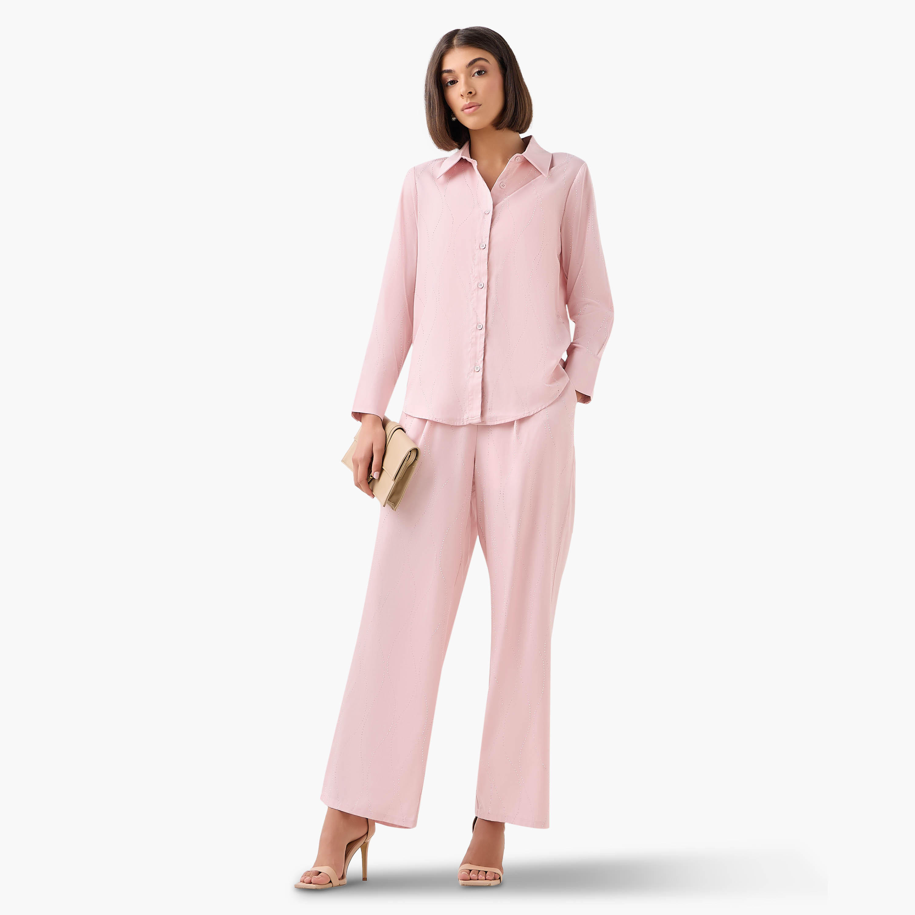 بنطلون مزين واسع الساقين-women-clothing-coordsets-image-4