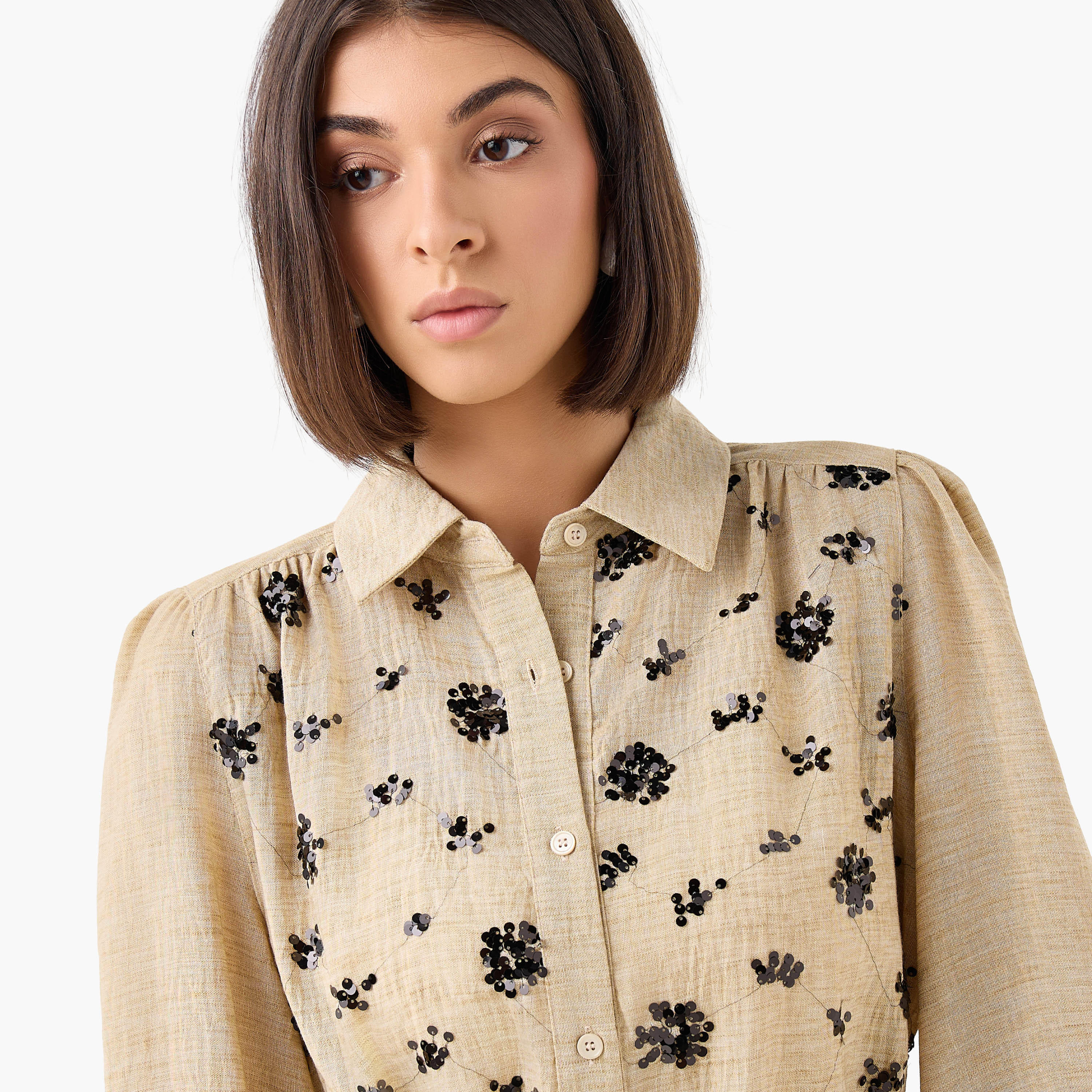 قميص بحزام وترتر-women-clothing-shirtsandblouses-shirts-image-2
