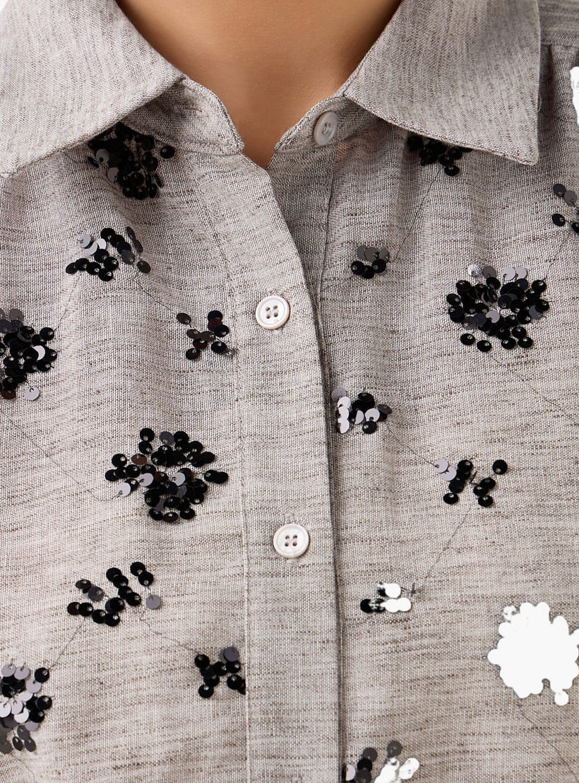 Belted Shirt with Sequins-women-clothing-shirtsandblouses-shirts-image-5