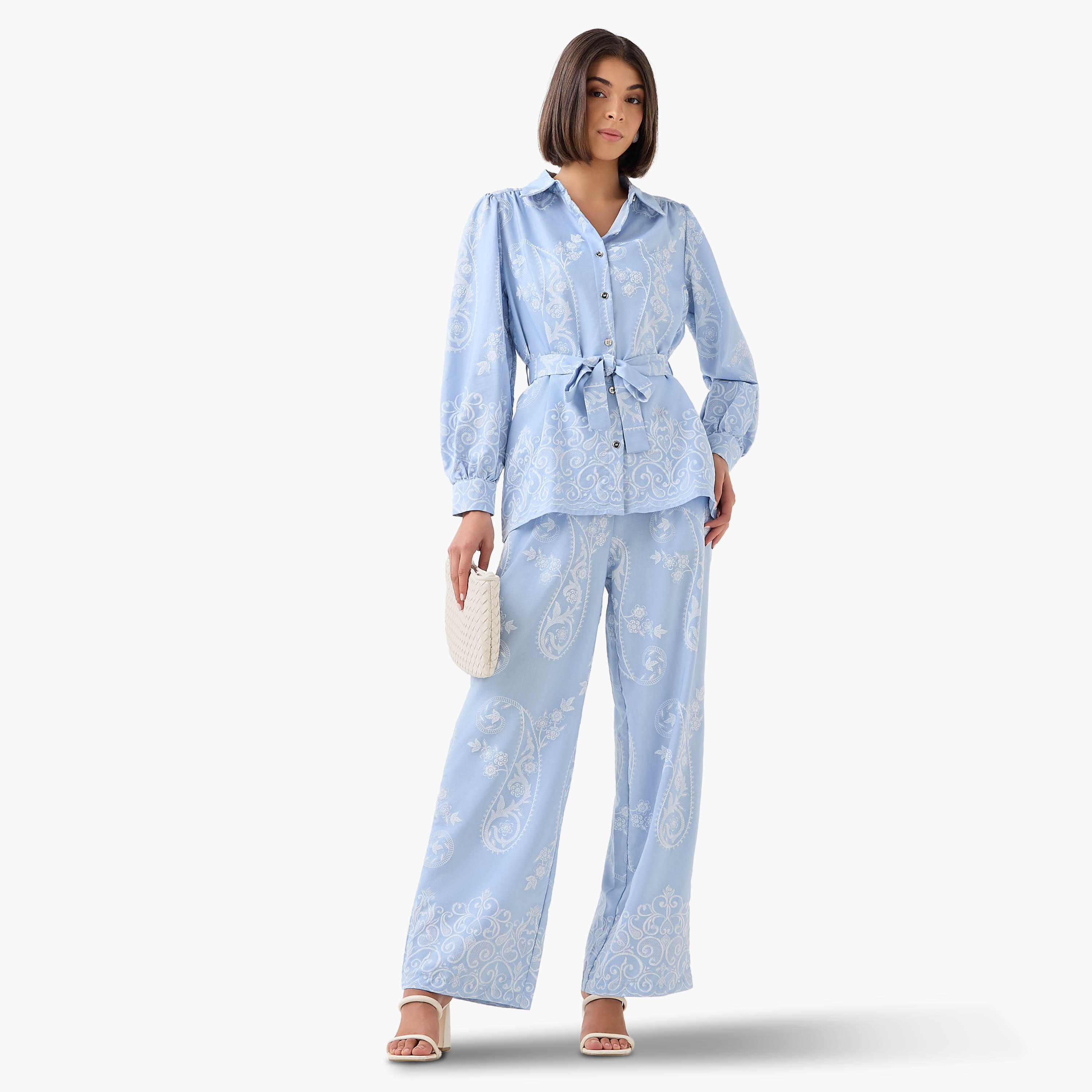 بنطلون واسع الساقين بكسرات وطبعات بيزلي-women-clothing-coordsets-image-3
