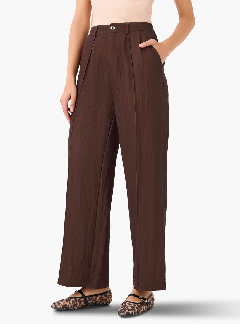 بنطلون واسع الساقين بكسرات-women-clothing-coordsets-image-2