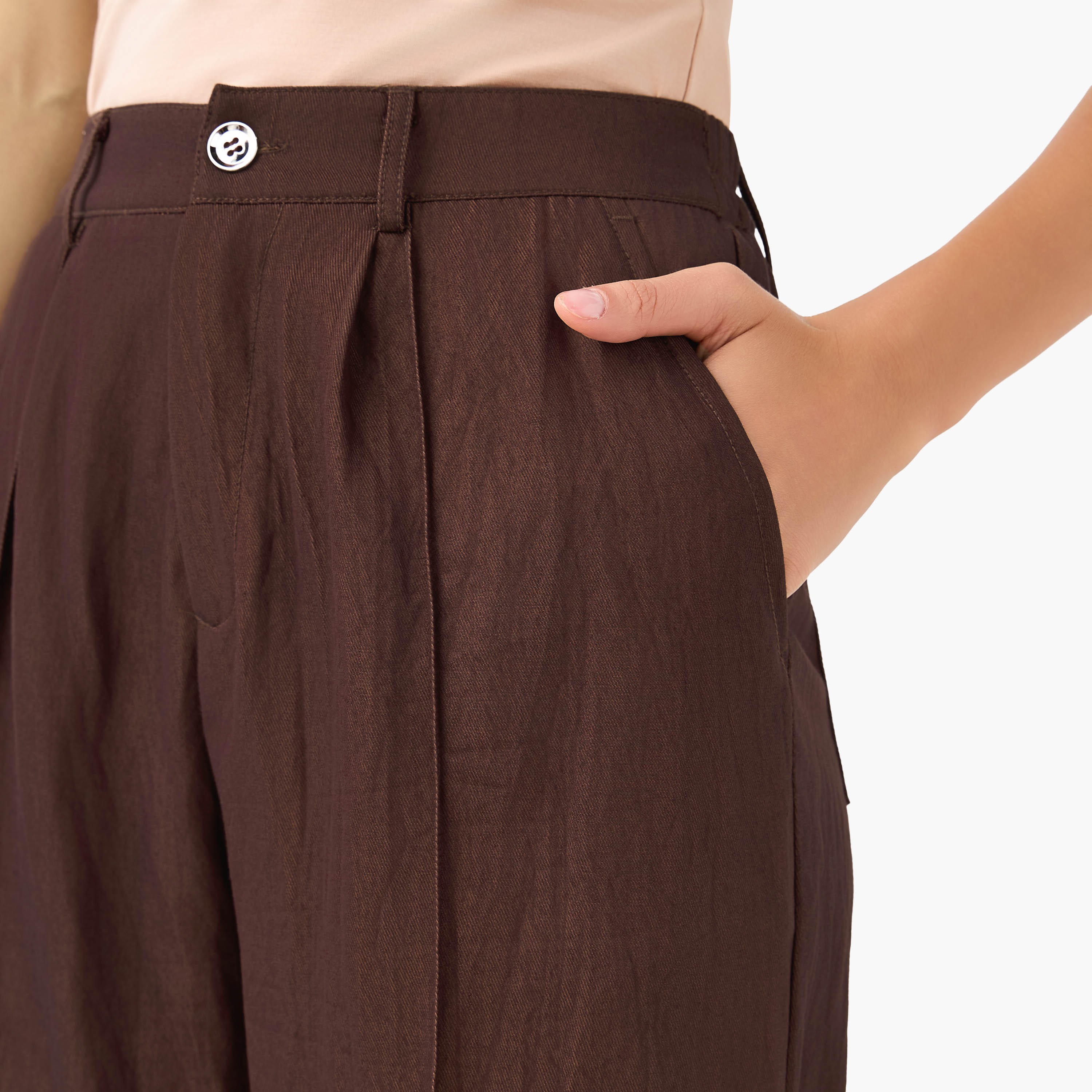 بنطلون واسع الساقين بكسرات-women-clothing-coordsets-image-5