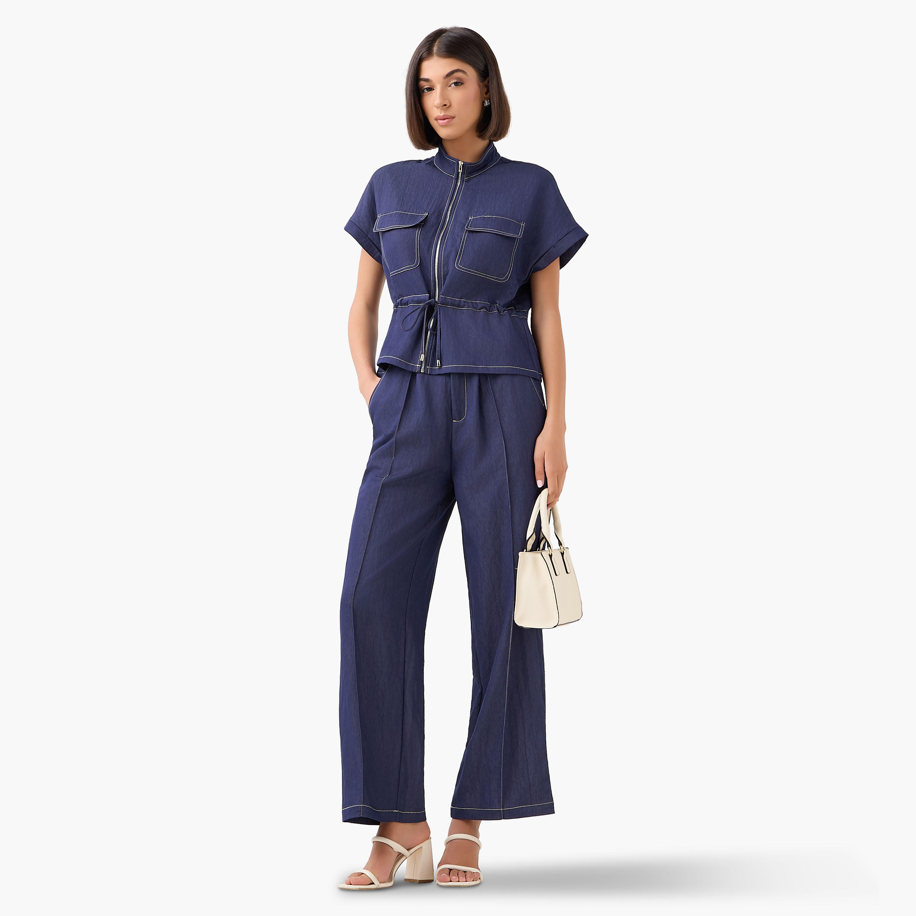 بنطلون واسع الساقين بكسرات-women-clothing-coordsets-image-5