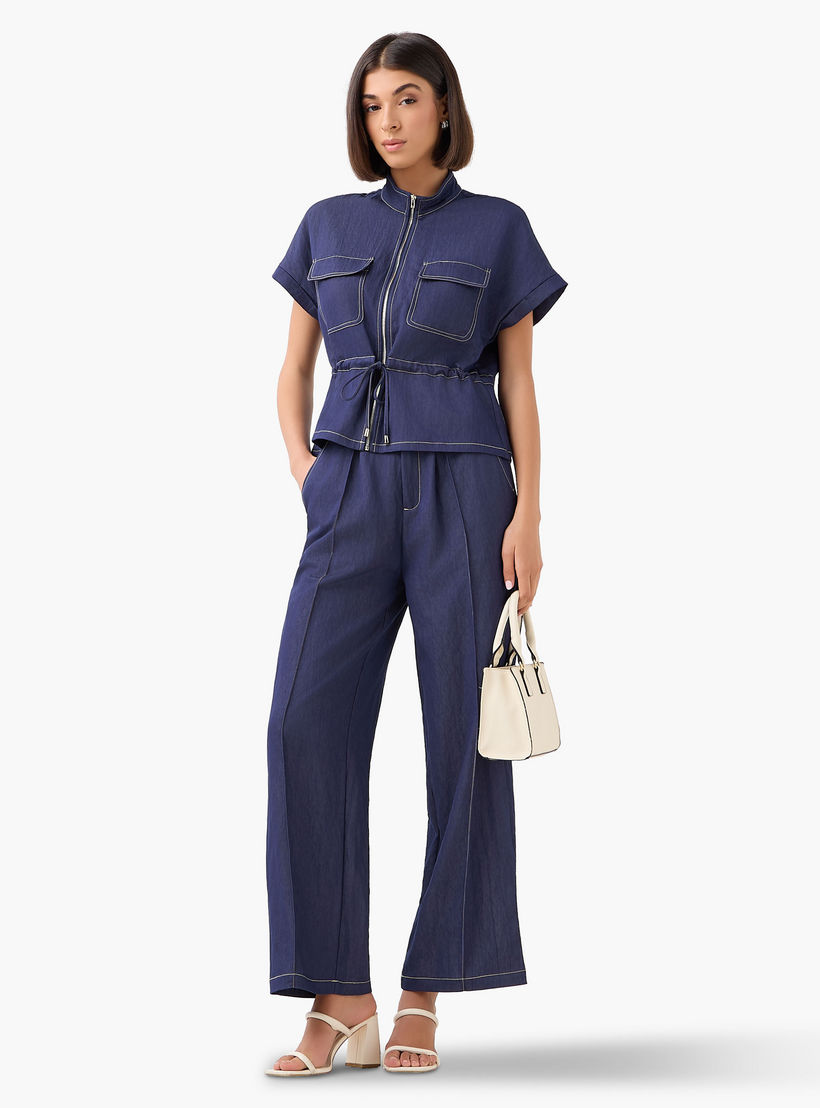 بنطلون واسع الساقين بكسرات-women-clothing-coordsets-image-5