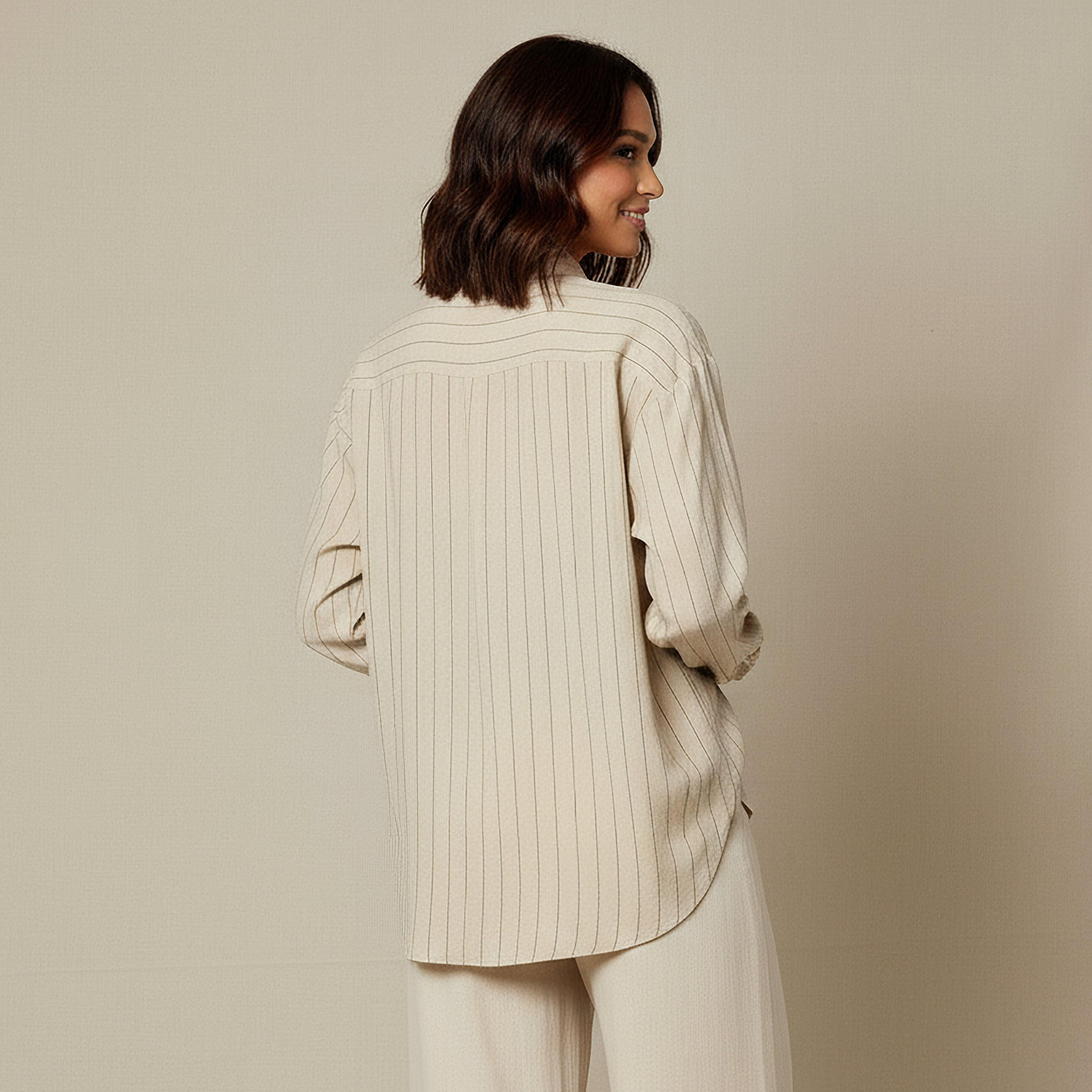 Shirt with Stripes and Long Sleeves-women-clothing-shirtsandblouses-shirts-image-3