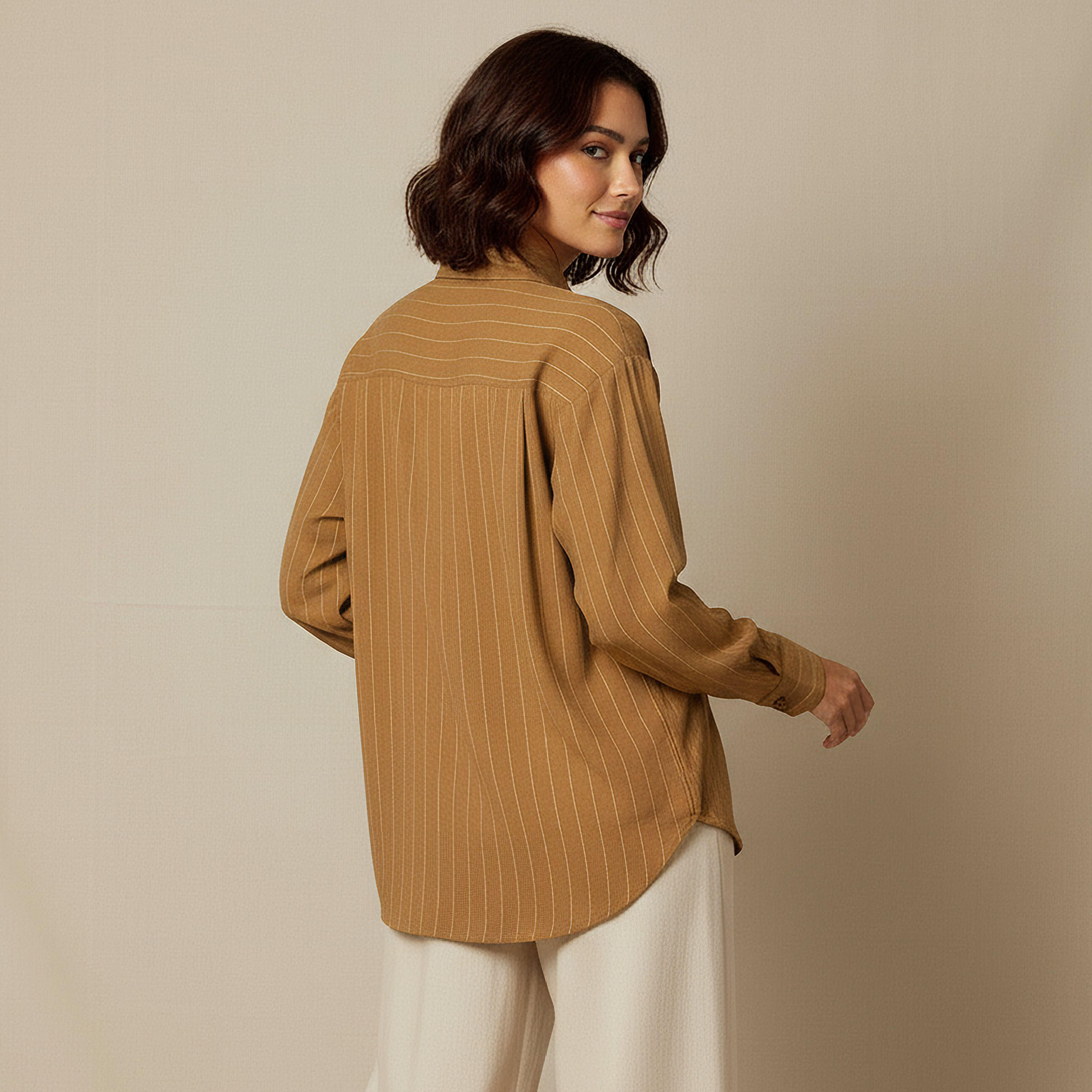 Shirt with Stripes and Long Sleeves-women-clothing-shirtsandblouses-shirts-image-3