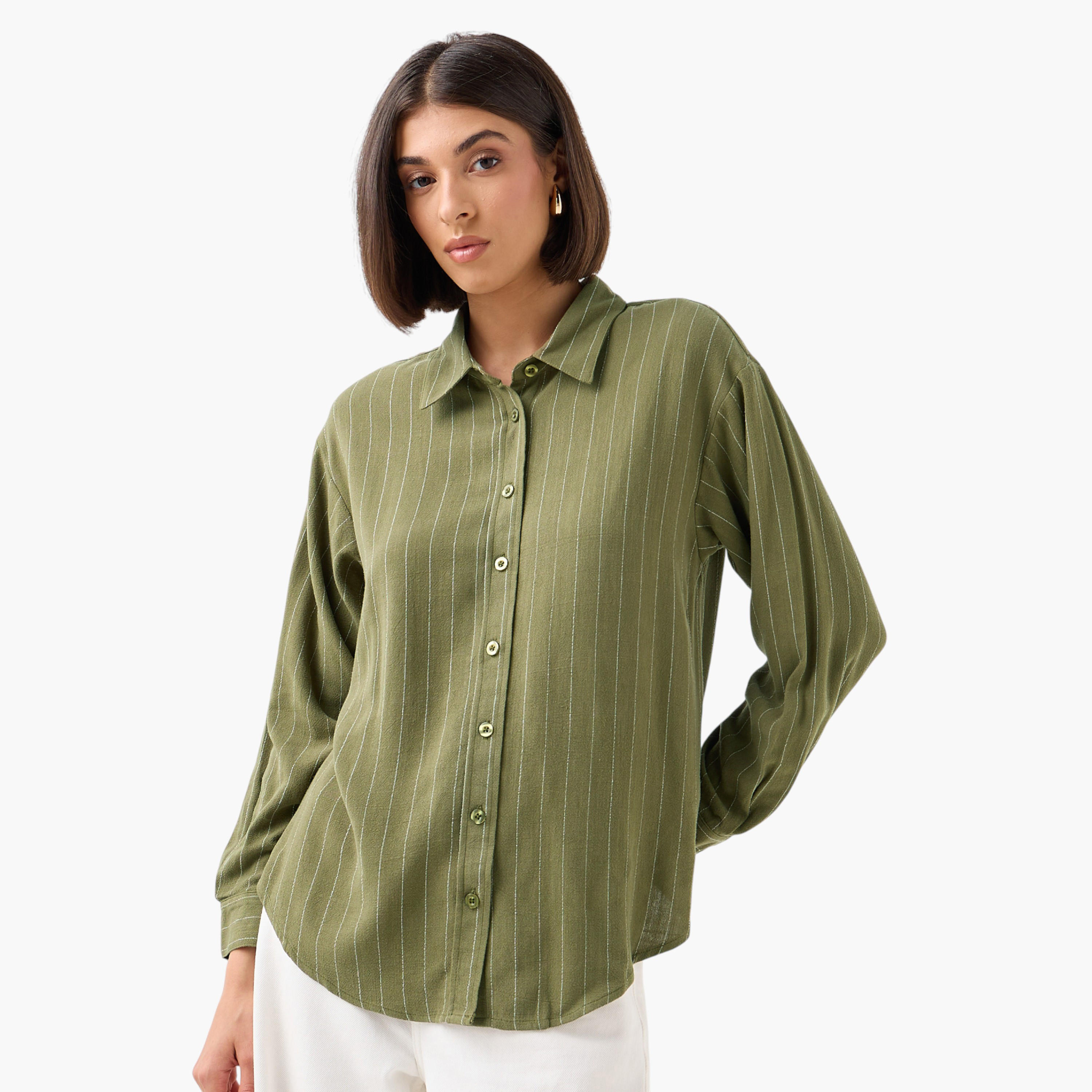 قميص مخطط بأكمام طويلة-women-clothing-shirtsandblouses-shirts-image-2
