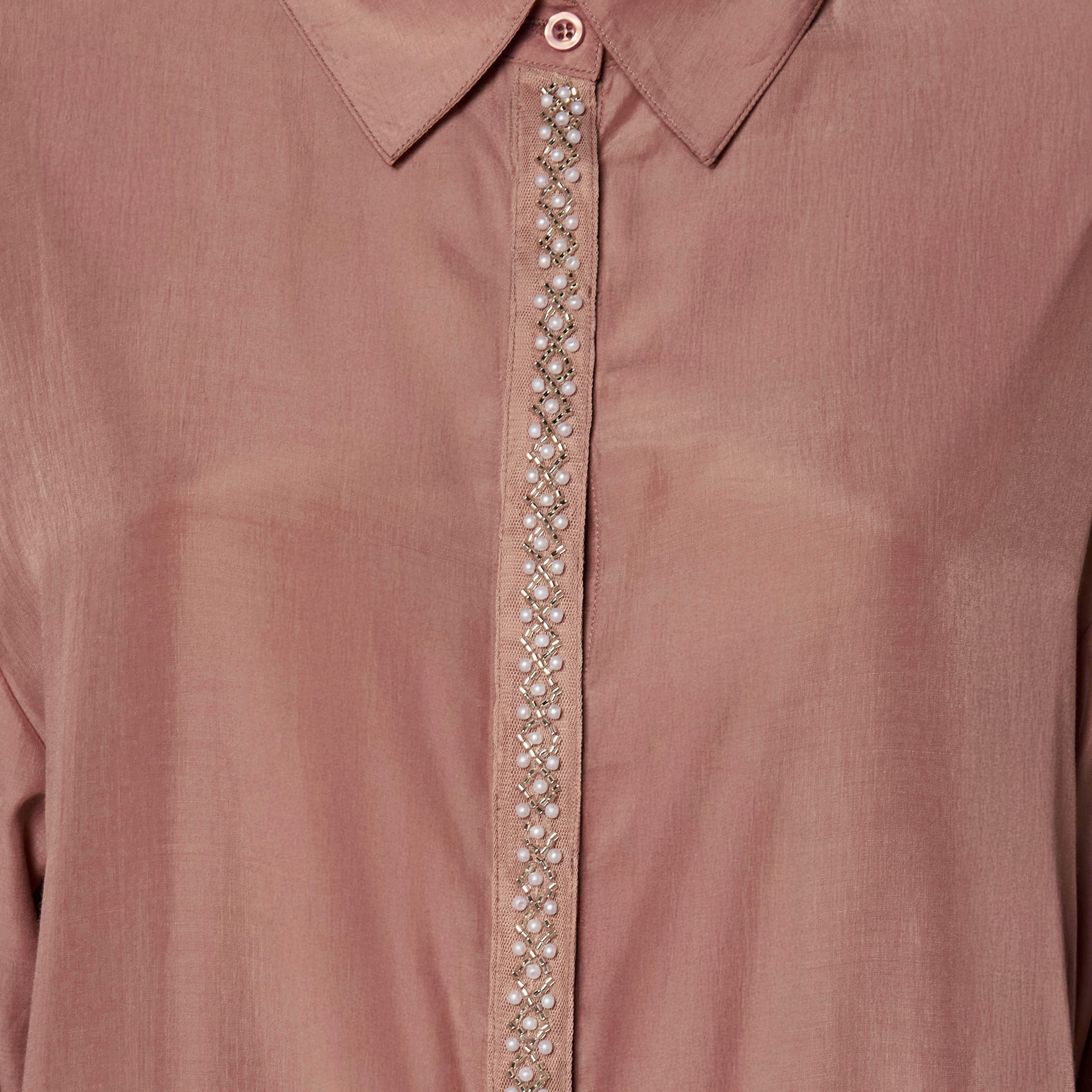Shirt with Pearl Embellishment and Long Sleeves-women-clothing-shirtsandblouses-shirts-image-4