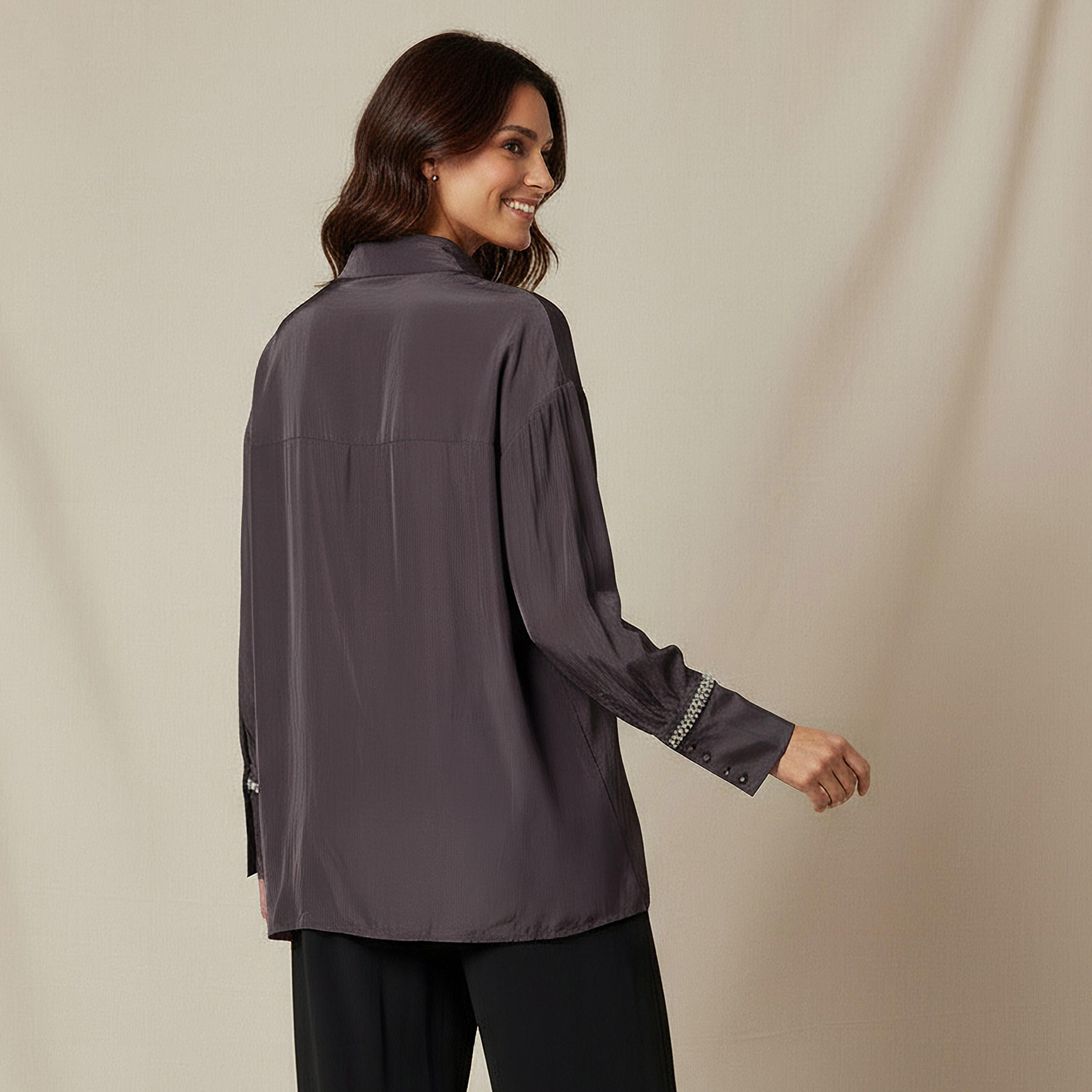 Shirt with Pearl Embellishment and Long Sleeves-women-clothing-shirtsandblouses-shirts-image-3