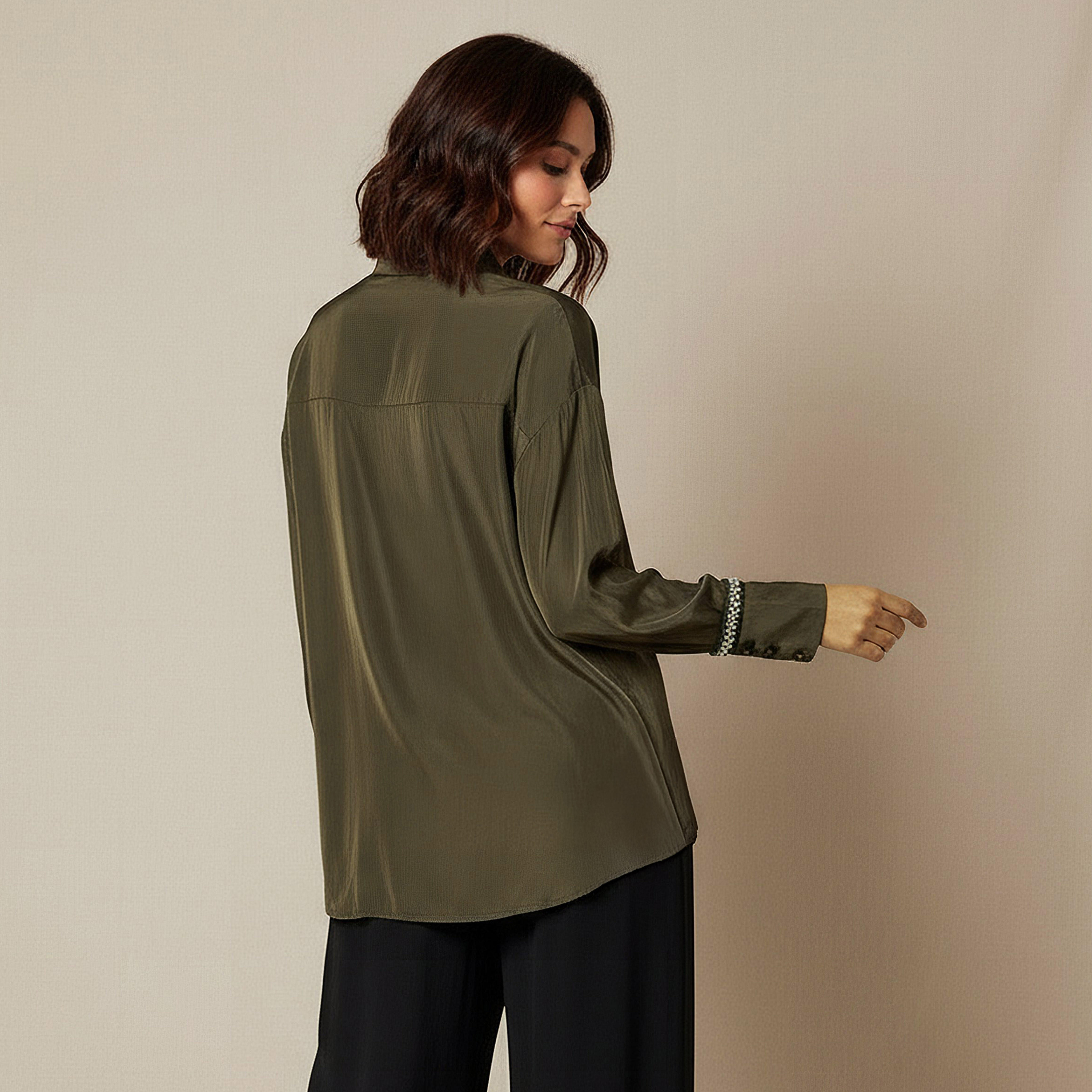 Shirt with Pearl Embellishment and Long Sleeves-women-clothing-shirtsandblouses-shirts-image-3