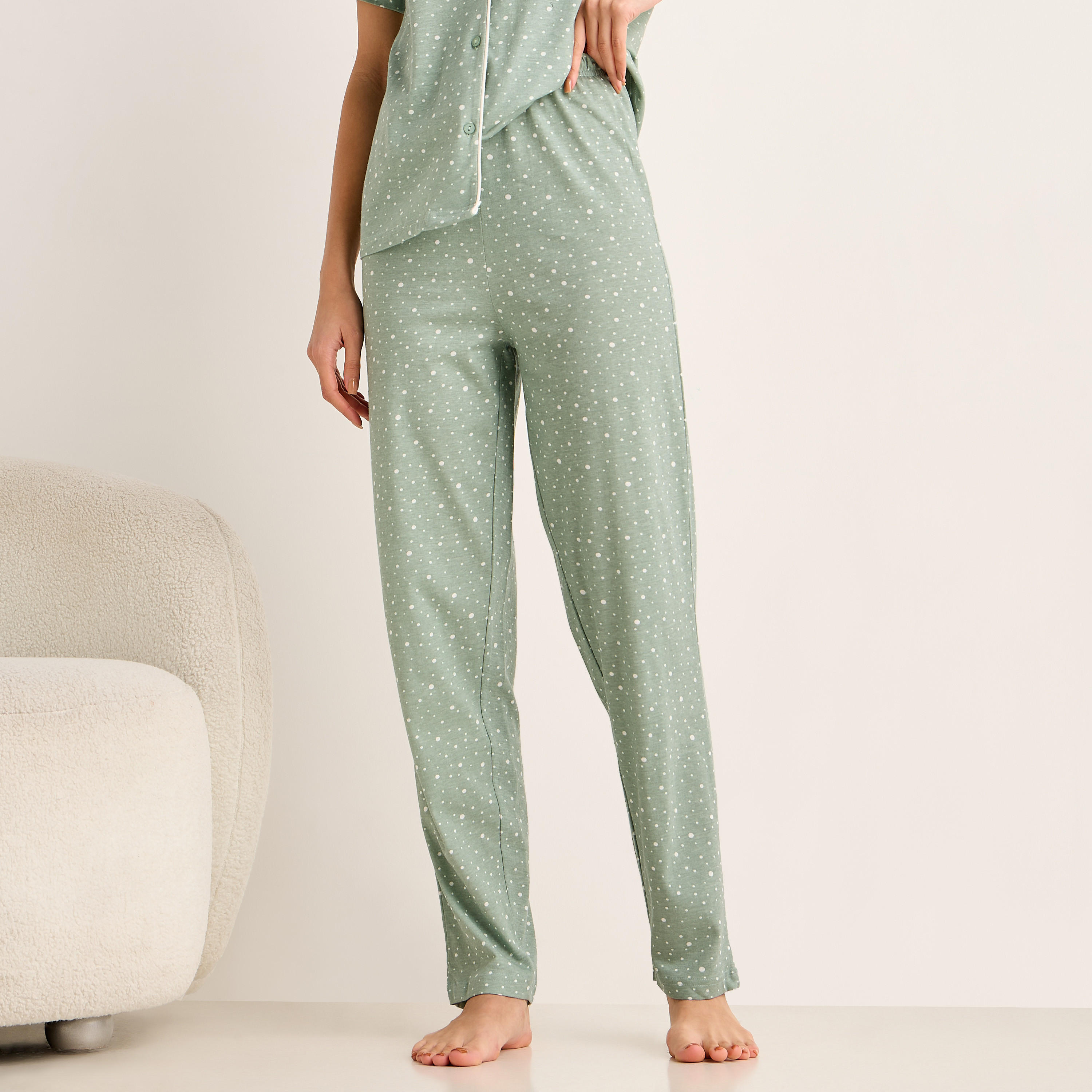 Pyjama Set Button-Down Shirt and Pants-women-clothing-nightwear-pyjamas-longsets-image-3
