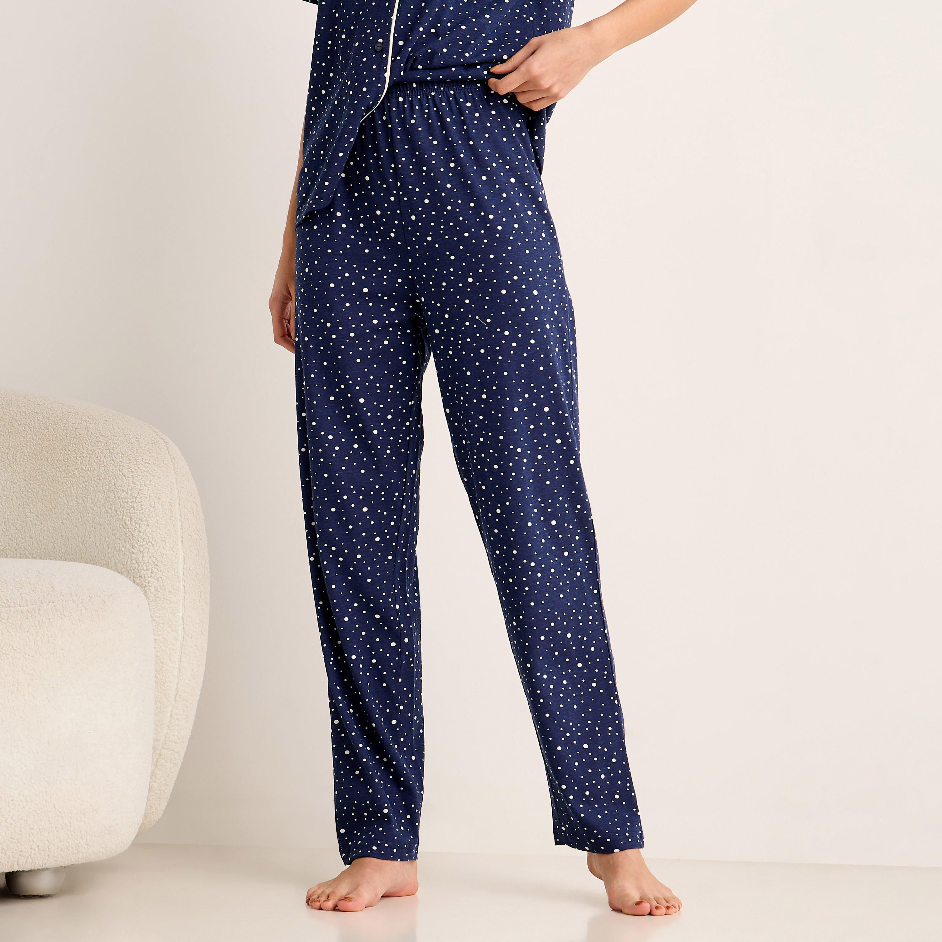 Pyjama Set Button-Down Shirt and Pants-women-clothing-nightwear-pyjamas-longsets-image-3