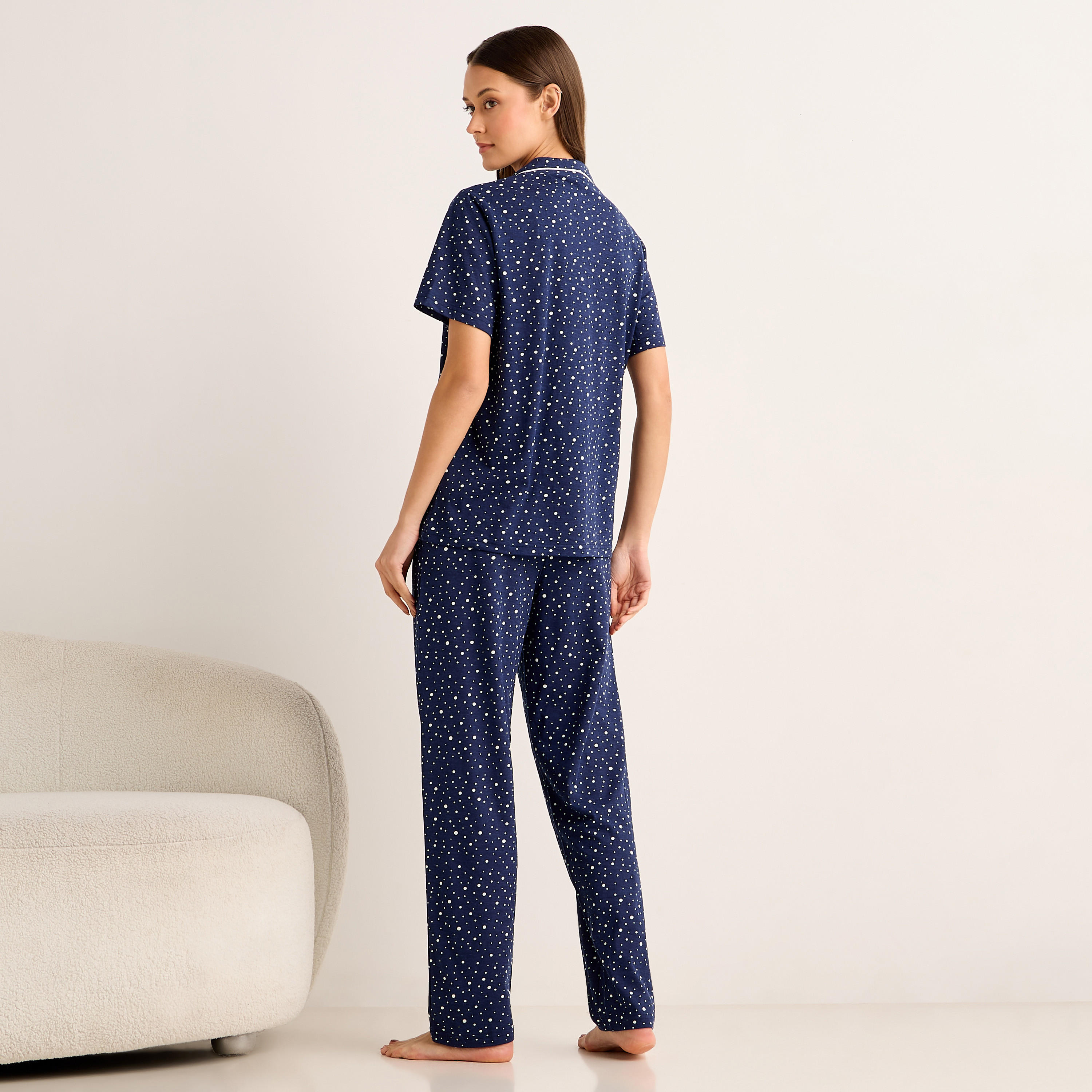 Pyjama Set Button-Down Shirt and Pants-women-clothing-nightwear-pyjamas-longsets-image-4