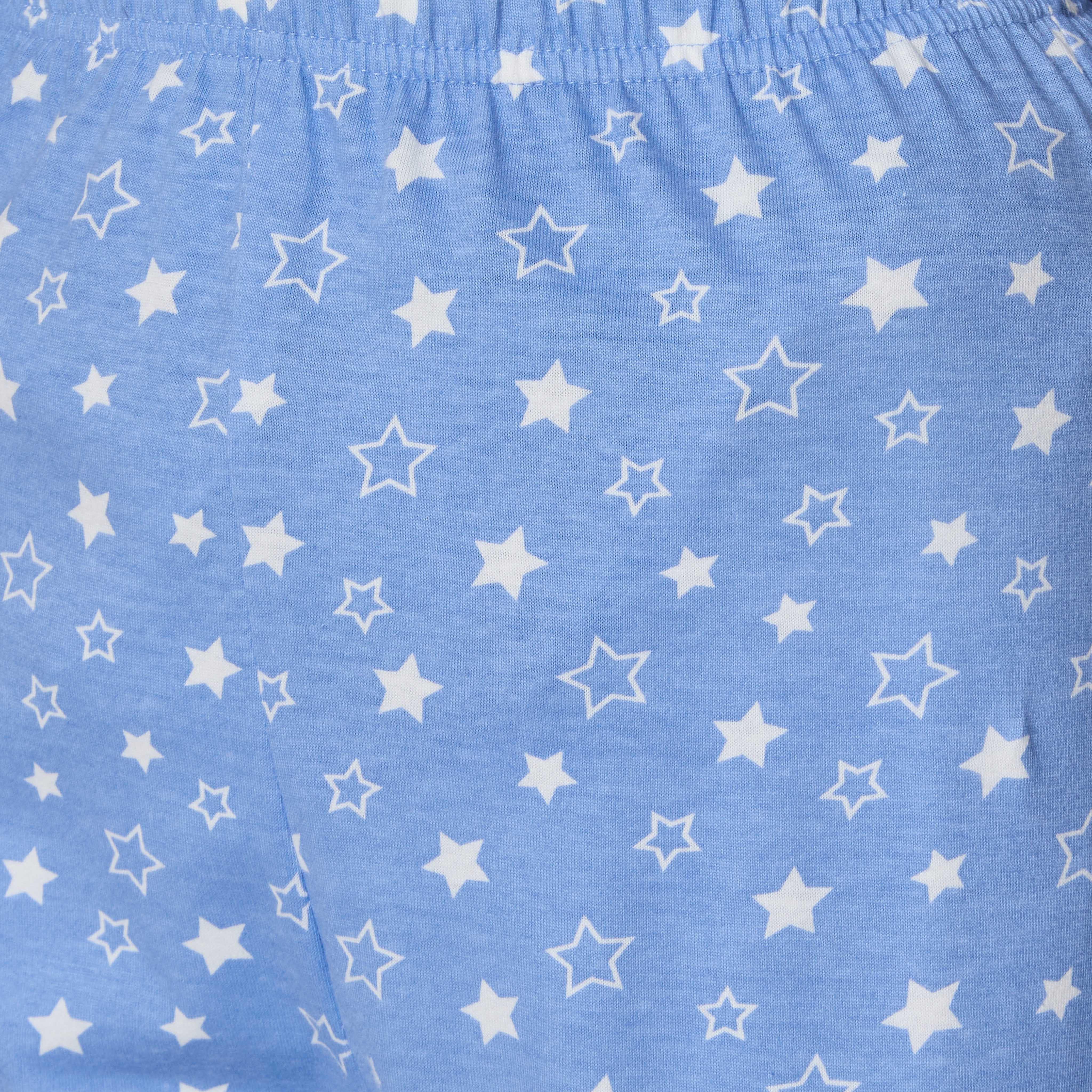 طقم بيجامة قميص وبنطلون-women-clothing-nightwear-pyjamas-longsets-image-1