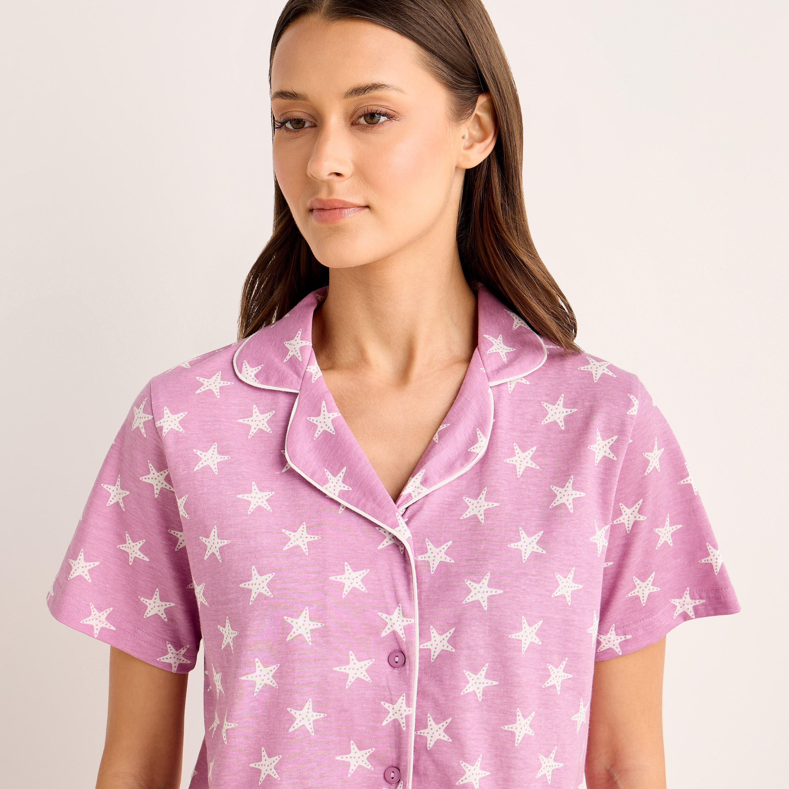 Pyjama Set Button-Down Shirt and Pants-women-clothing-nightwear-pyjamas-longsets-image-5