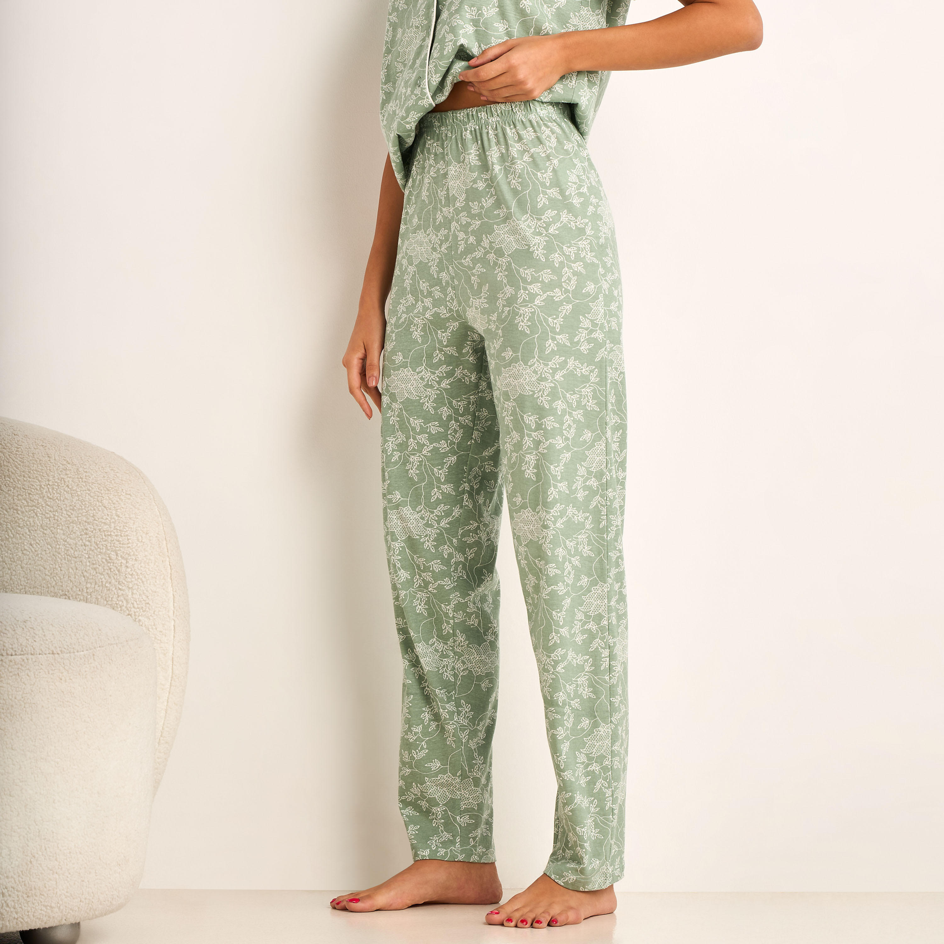 Pyjama Set Button-Down Shirt and Pants-women-clothing-nightwear-pyjamas-longsets-image-4