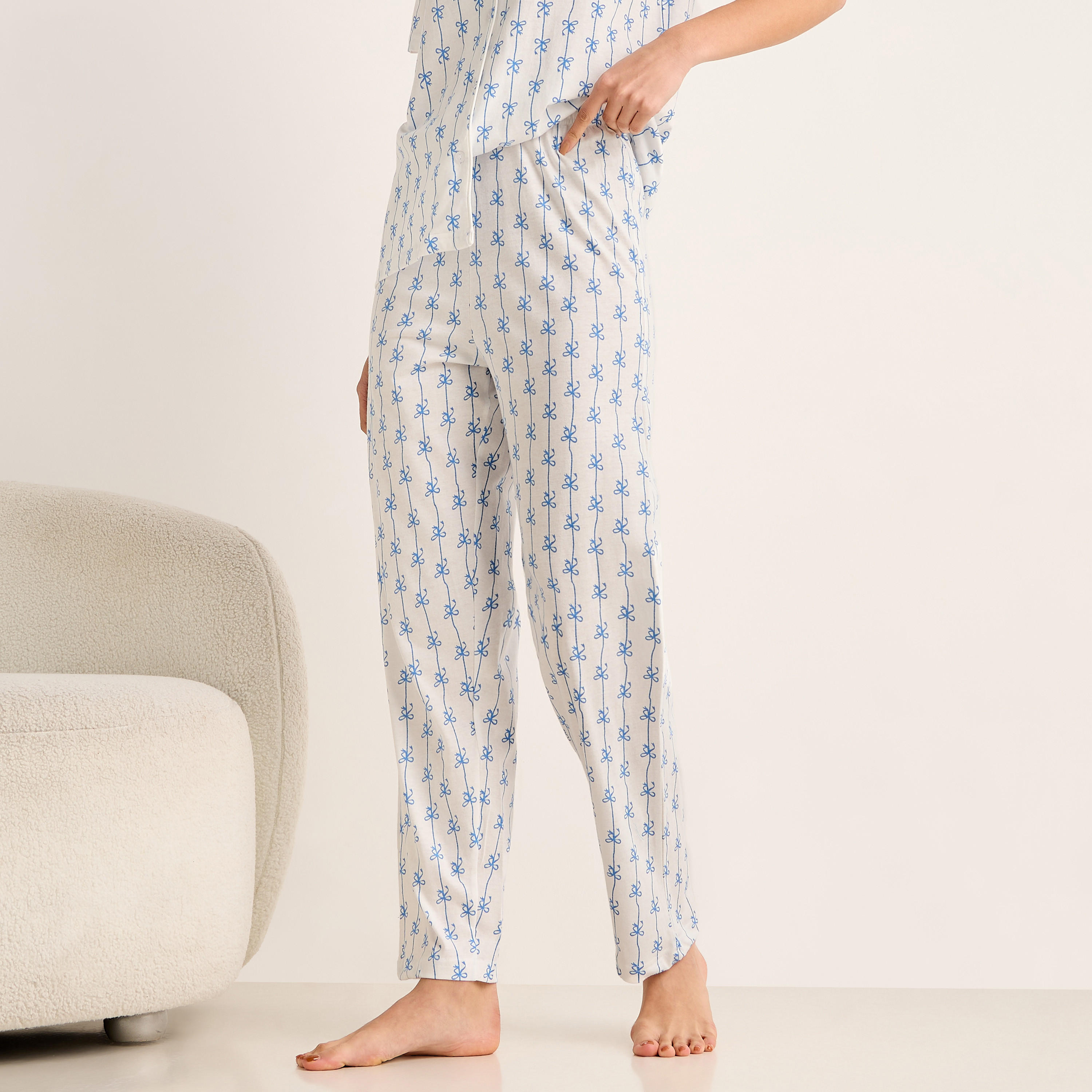 Pyjama Set Button-Down Shirt and Pants-women-clothing-nightwear-pyjamas-longsets-image-3