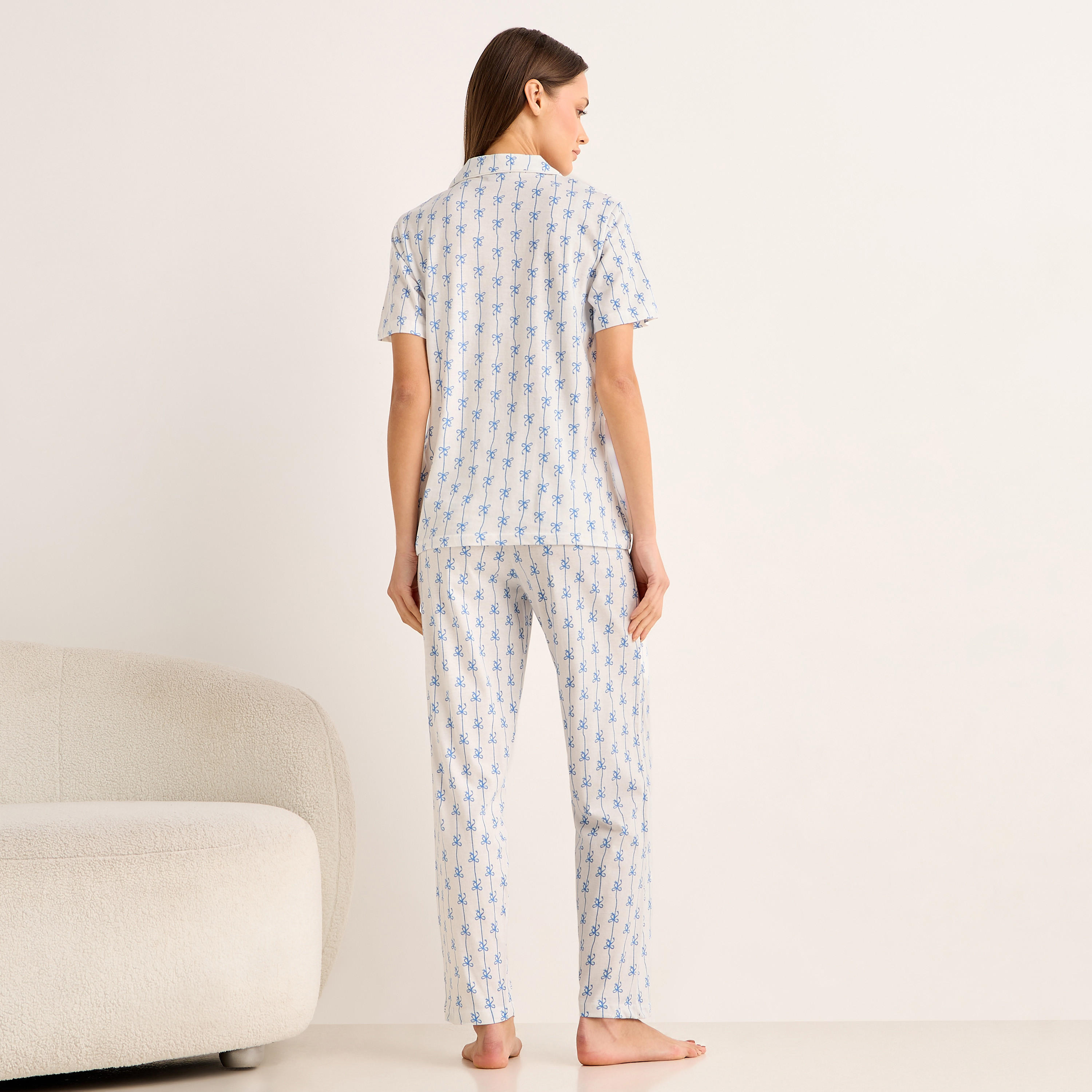 Pyjama Set Button-Down Shirt and Pants-women-clothing-nightwear-pyjamas-longsets-image-4
