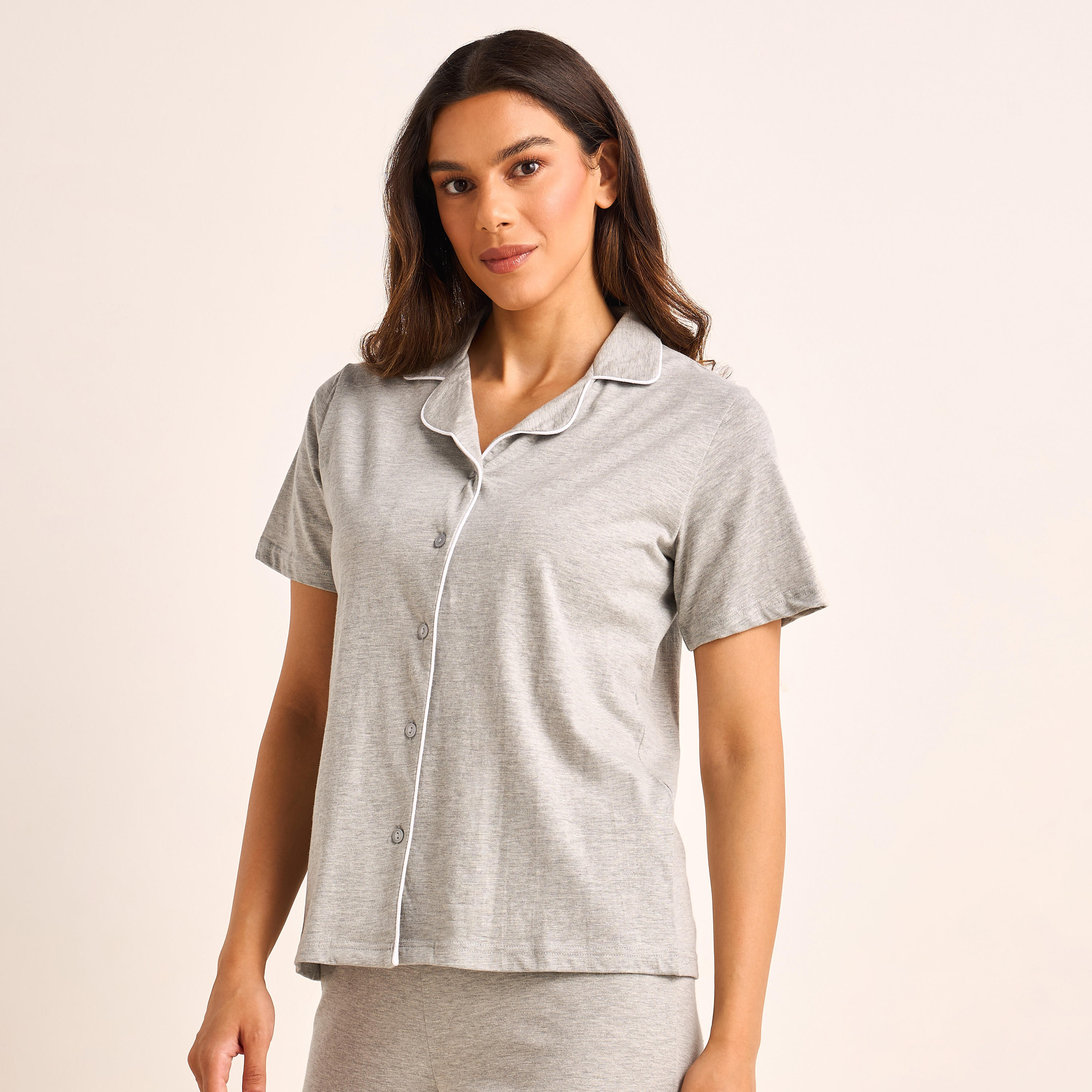 طقم بيجاما قميص وبنطلون-women-clothing-nightwear-pyjamas-longsets-image-5
