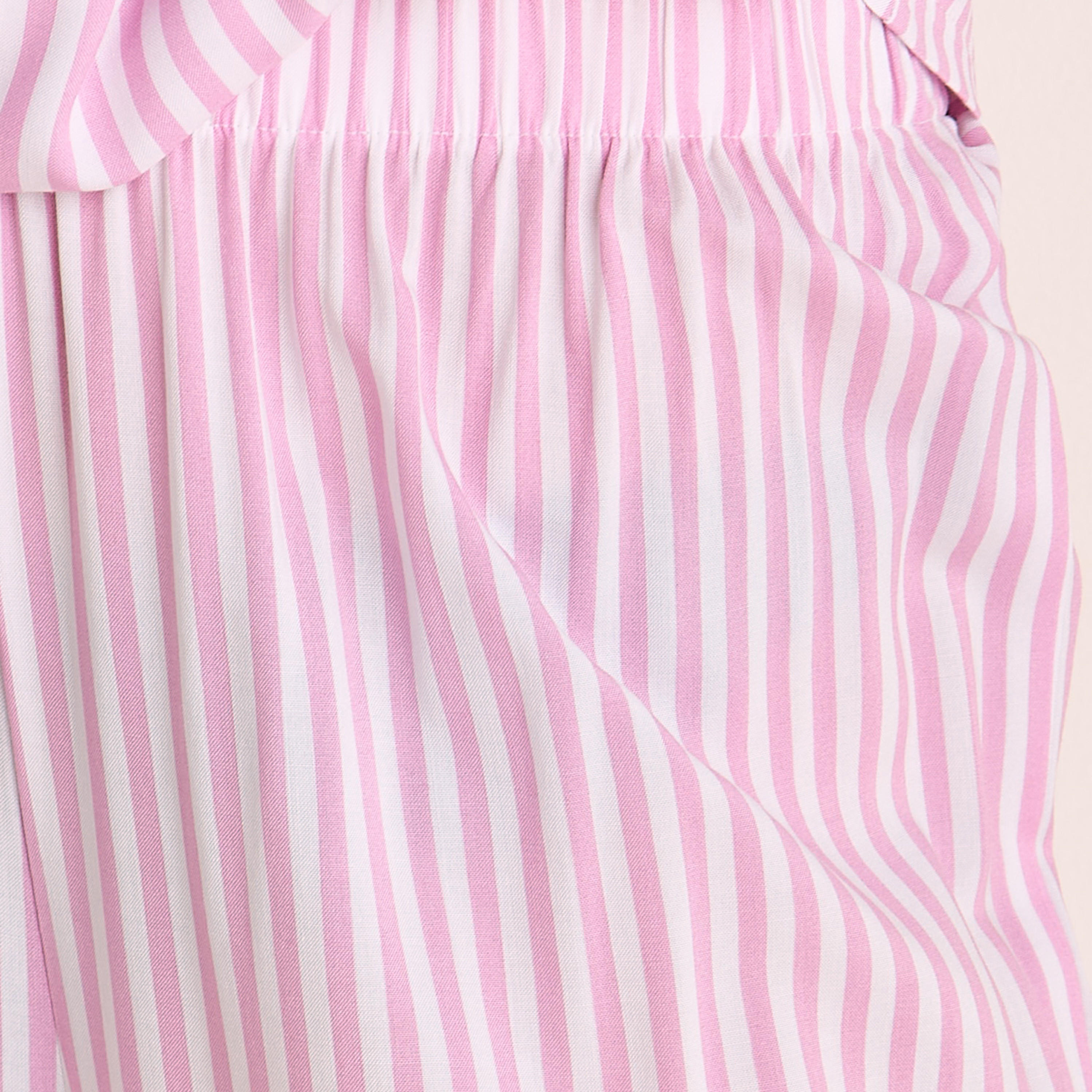 Pyjama Set Button-Down Shirt & Trousers Viscose-women-clothing-nightwear-pyjamas-longsets-image-6