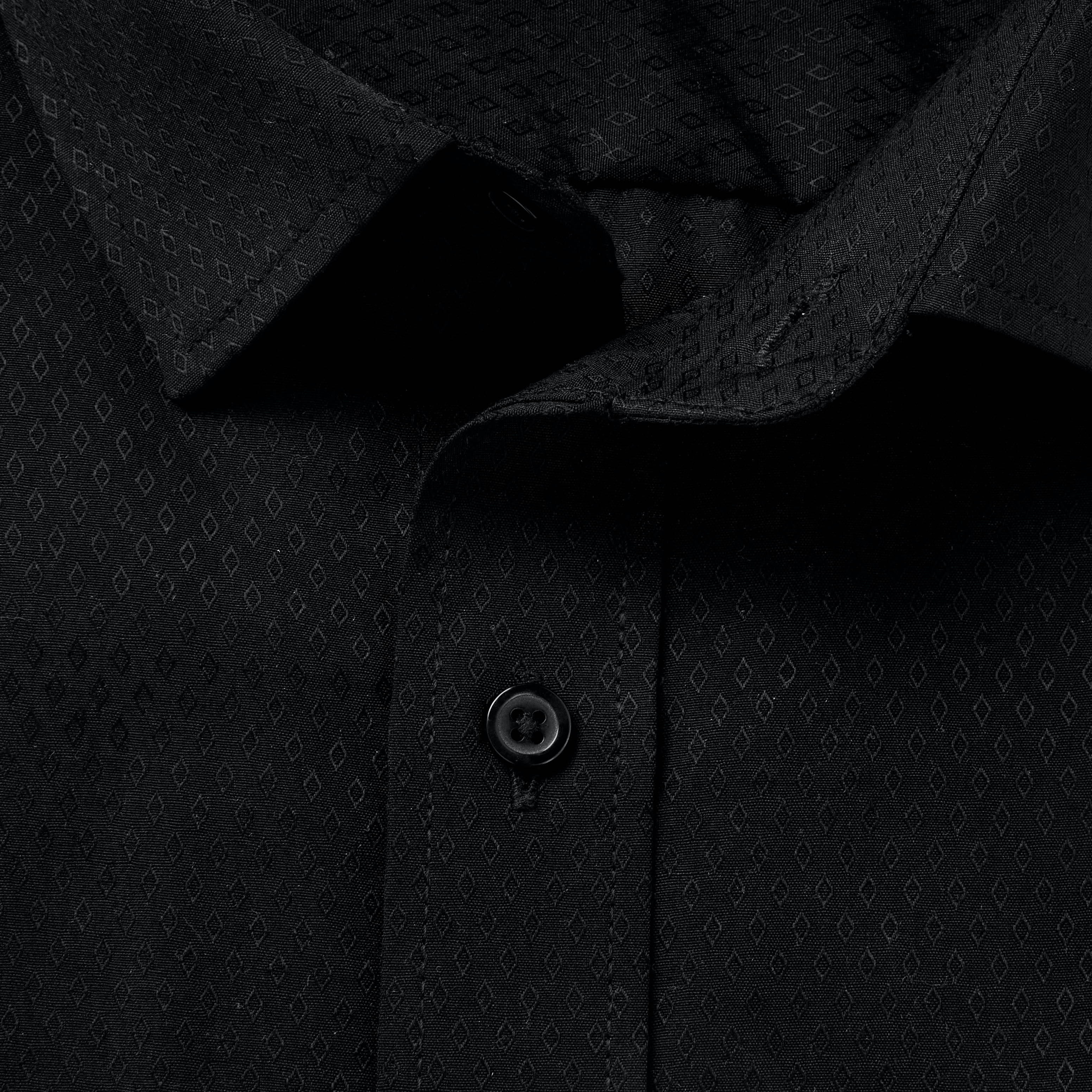 Men Regular Fit Self Texture Dobby Collar Shirt-men-clothing-shirts-image-7