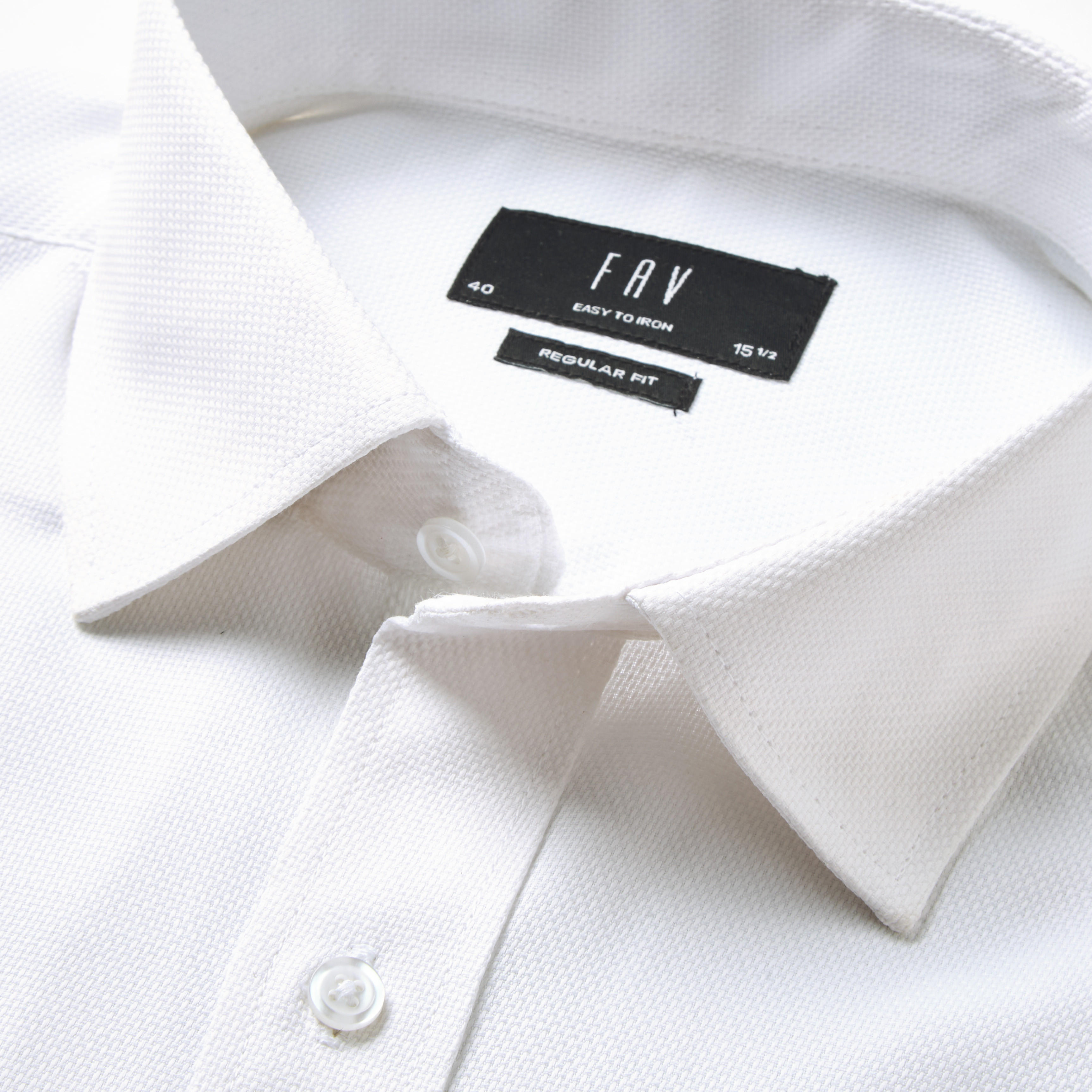 Men Regular Fit Self Texture Dobby Collar Shirt-PROMO_SP_KSA_6_BUY3FORSAR119_130625-image-2
