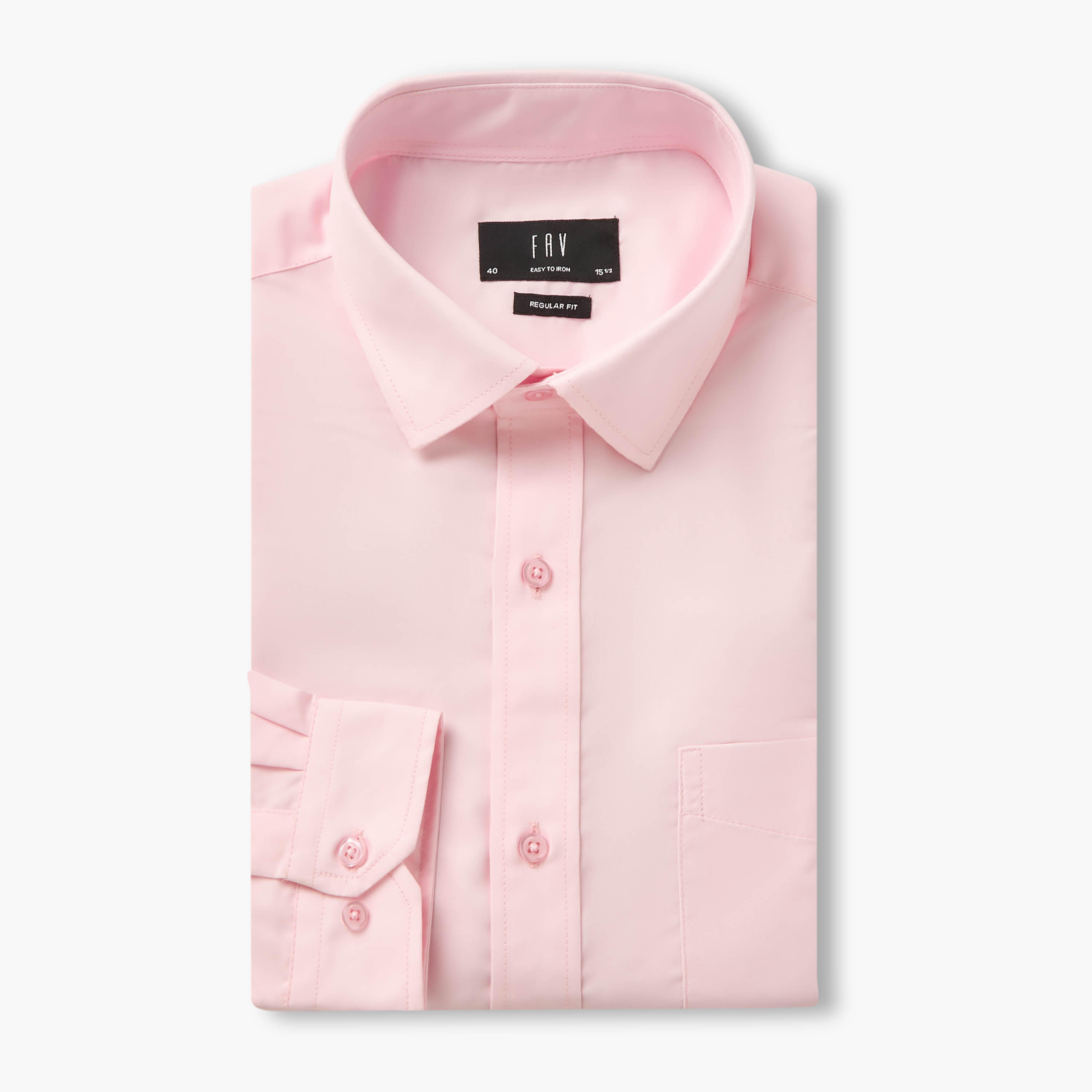 Men Regular Fit Collared Long Sleeves Shirt - Set of 2-men-clothing-shirts-image-2