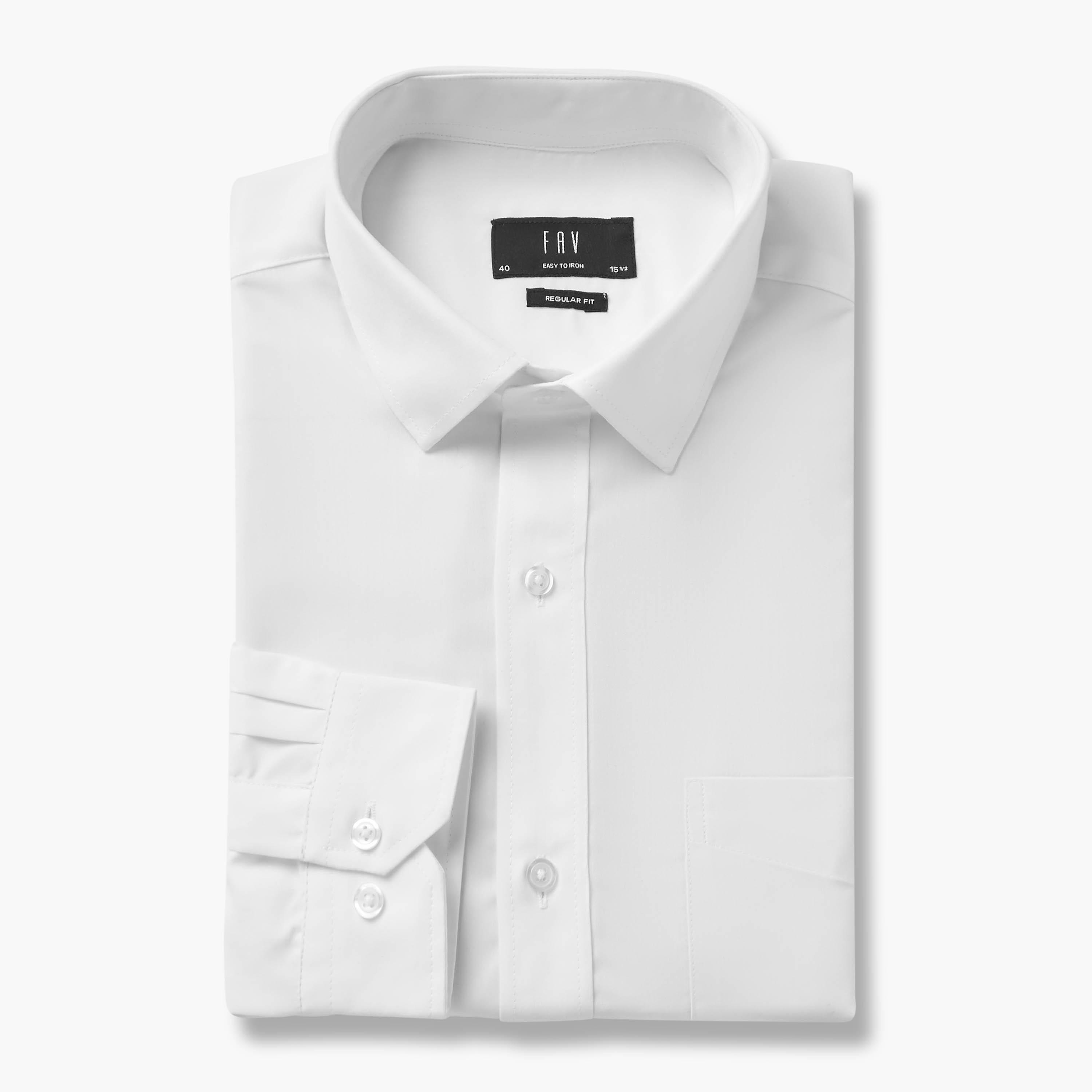 Men Regular Fit Collared Long Sleeves Shirt - Set of 2-men-clothing-shirts-image-2