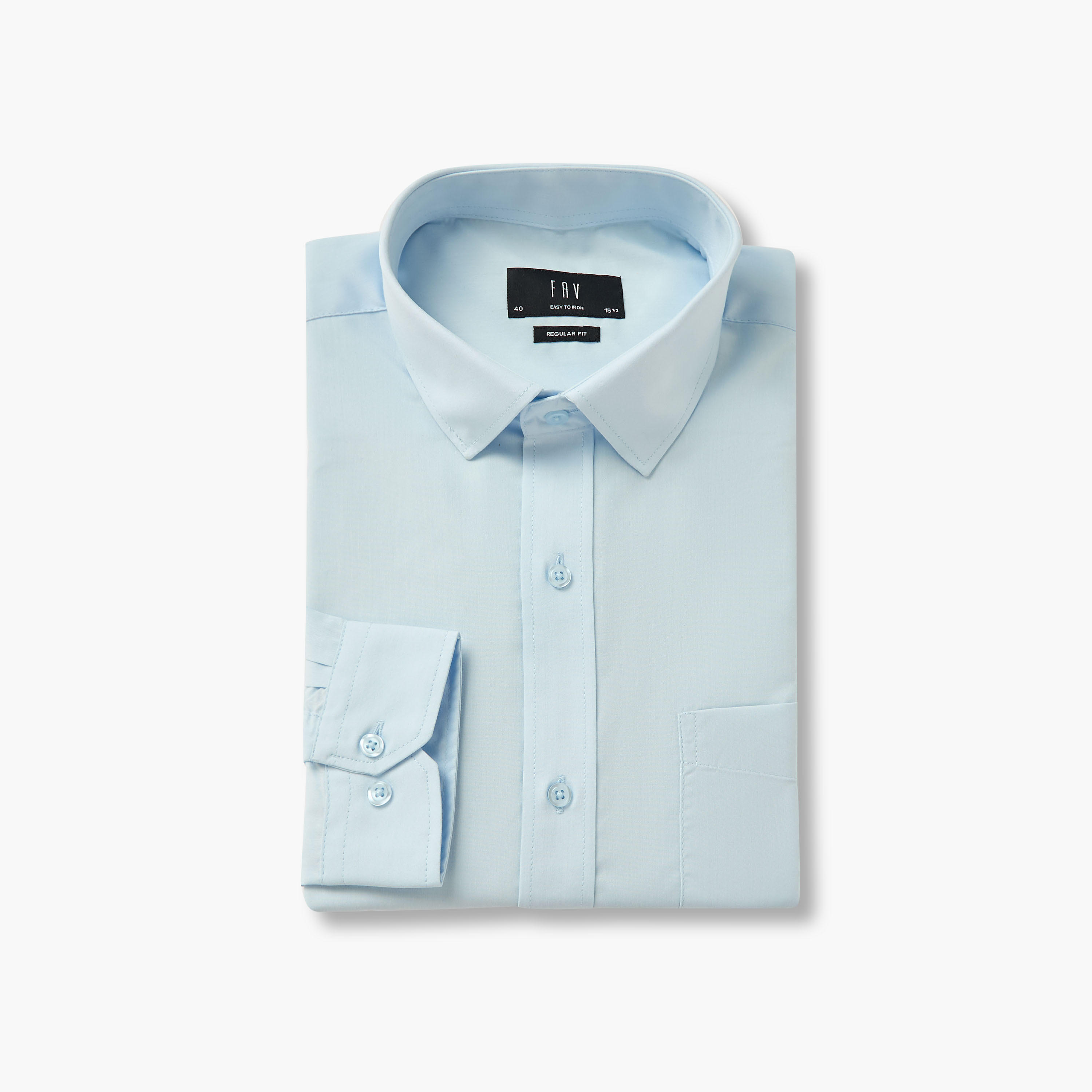 Men Regular Fit Collared Long Sleeves Shirt - Set of 2-men-clothing-shirts-image-2