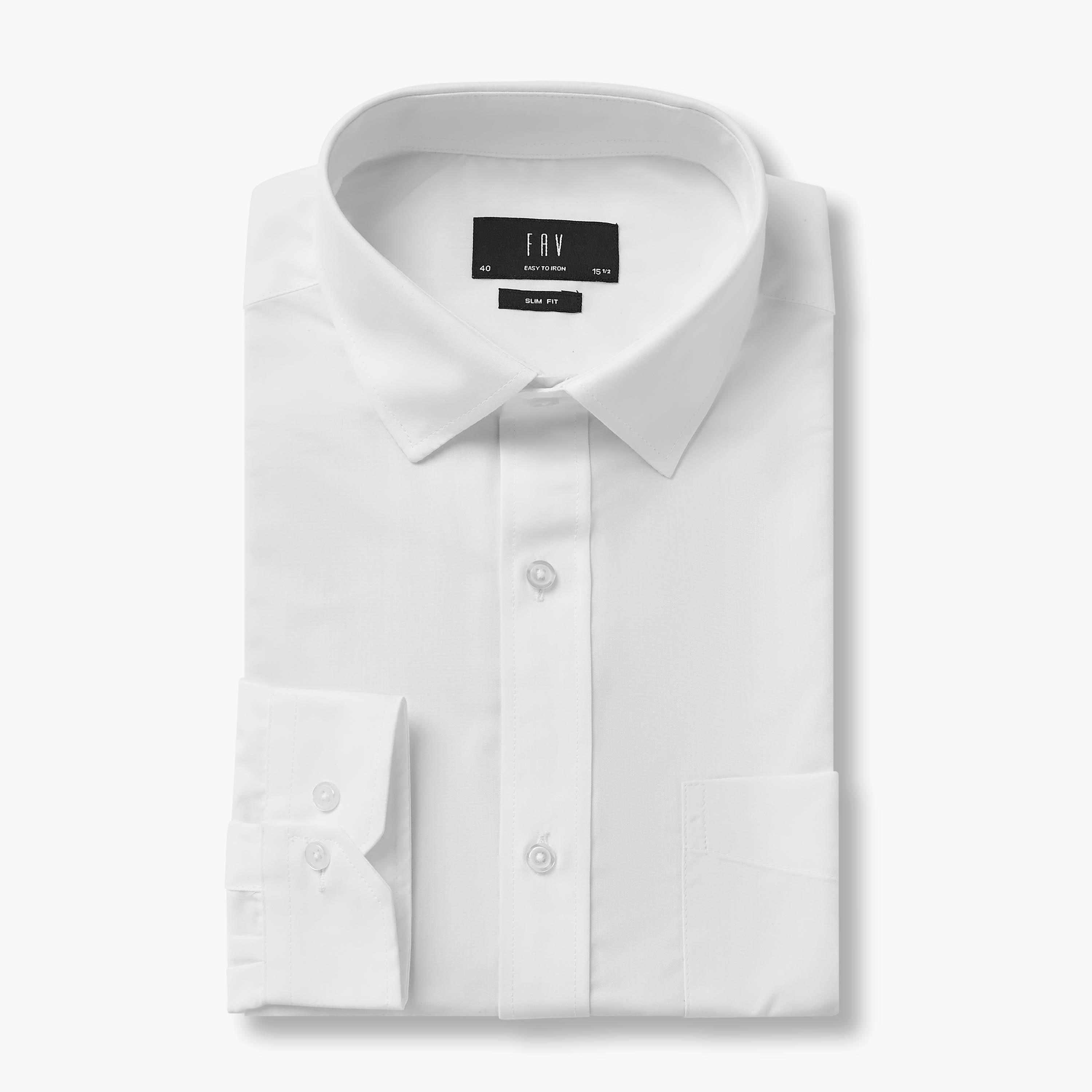 Set of 2 - Men Slim Fit Collared Long Sleeves Shirt-men-clothing-shirts-image-3
