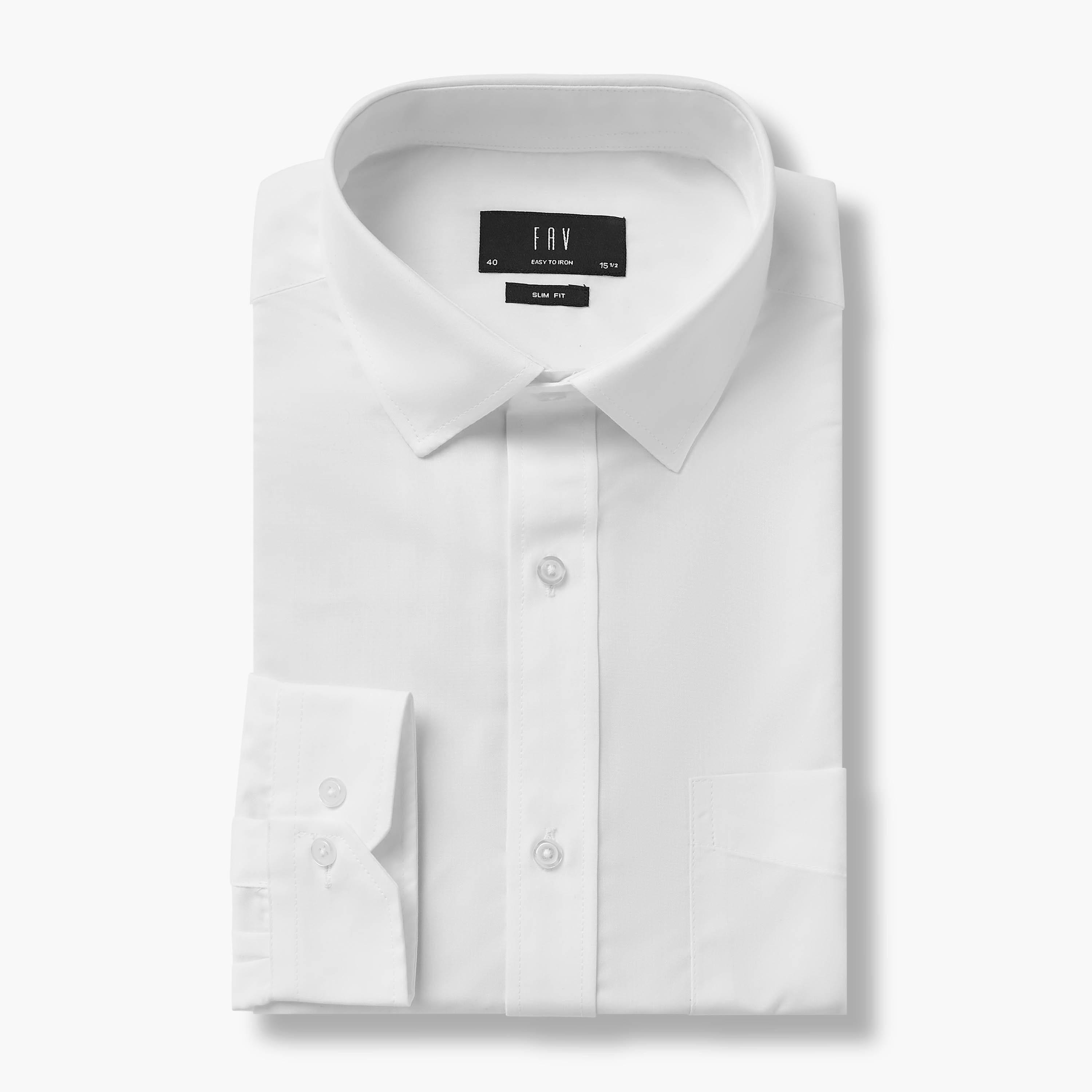 Set of 2 - Men Slim Fit Collared Long Sleeves Shirt-men-clothing-shirts-image-2