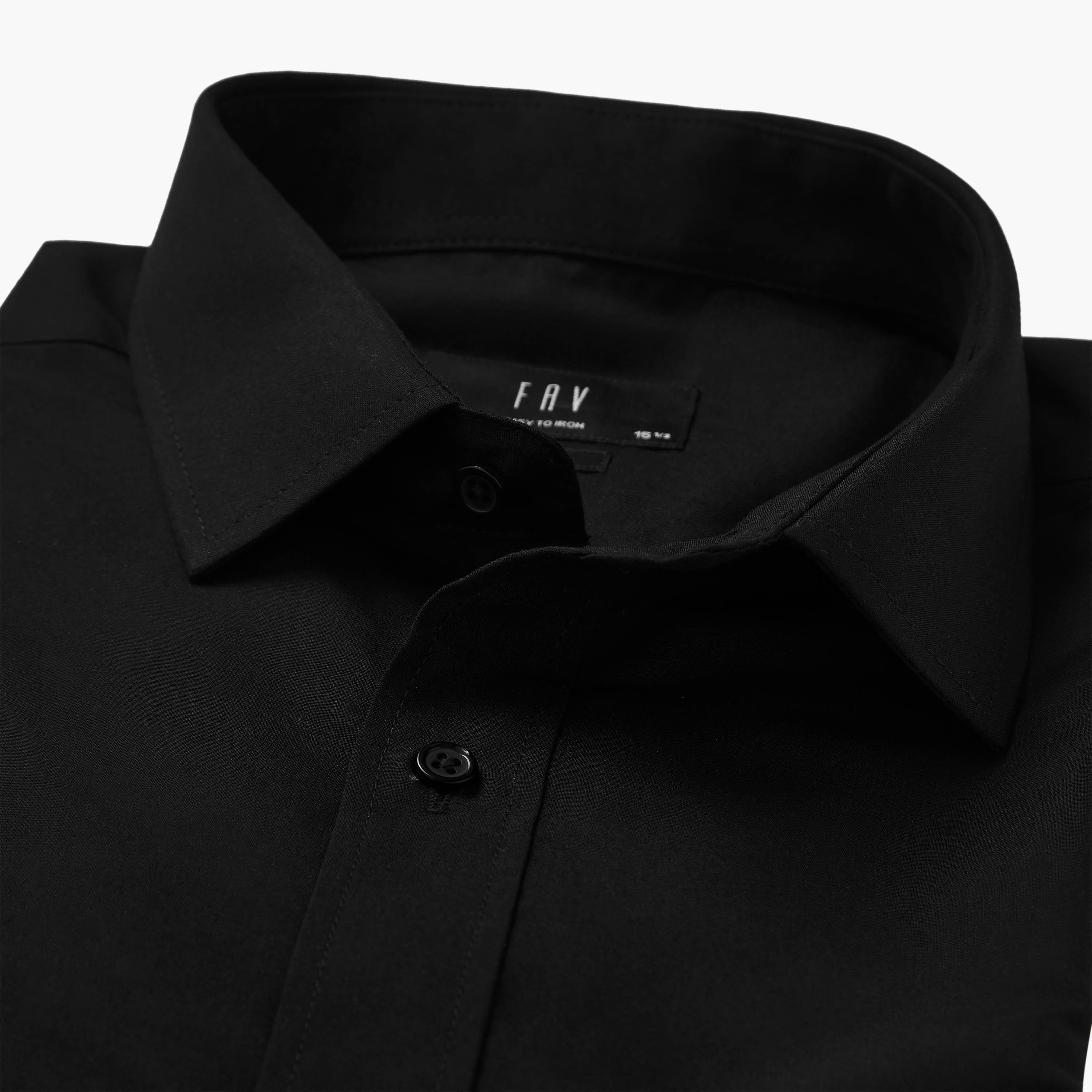 Set of 2 - Men Slim Fit Collared Long Sleeves Shirt-men-clothing-shirts-image-4