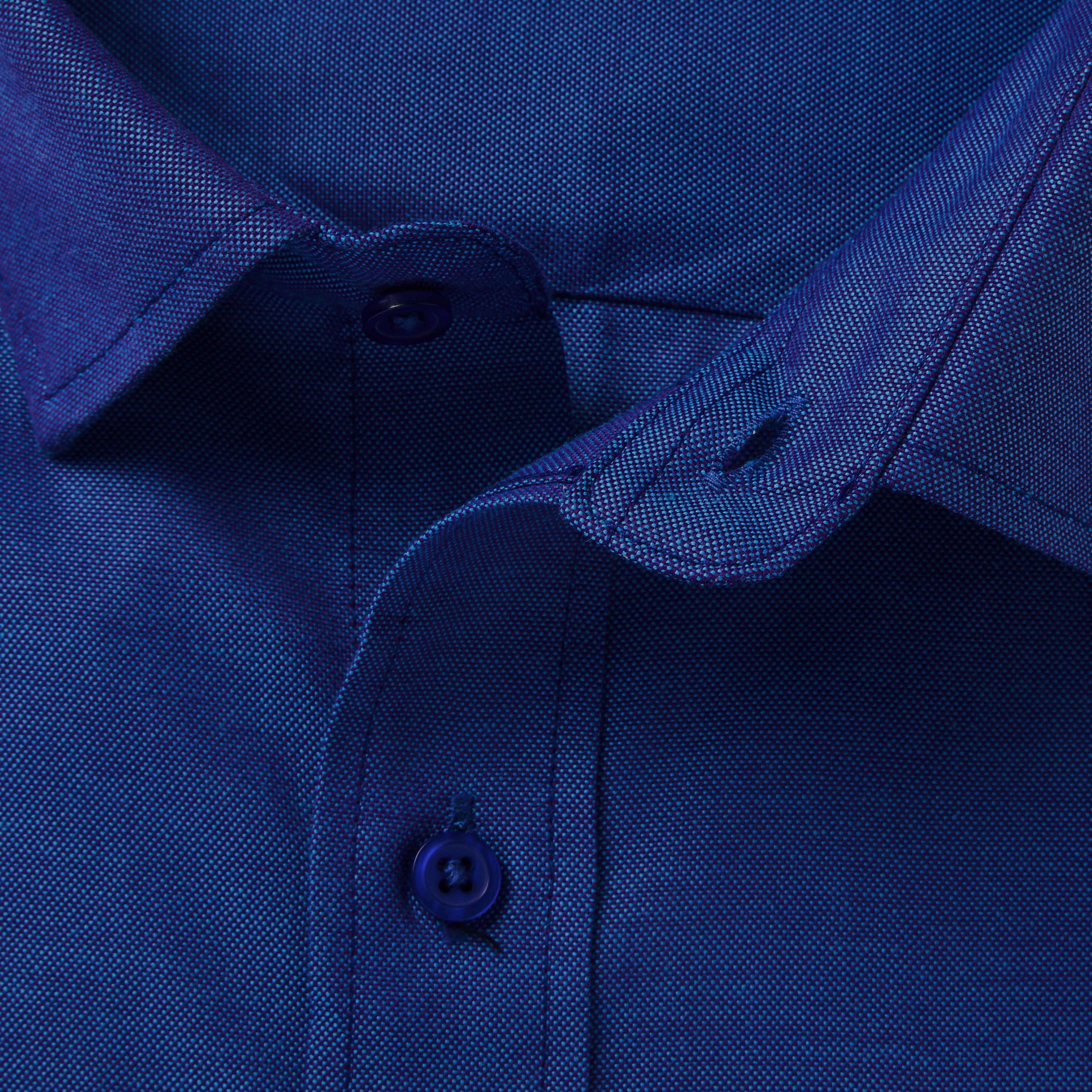 Men Regular Fit Collared Self Textured Long Sleeves Shirt-men-clothing-shirts-image-7
