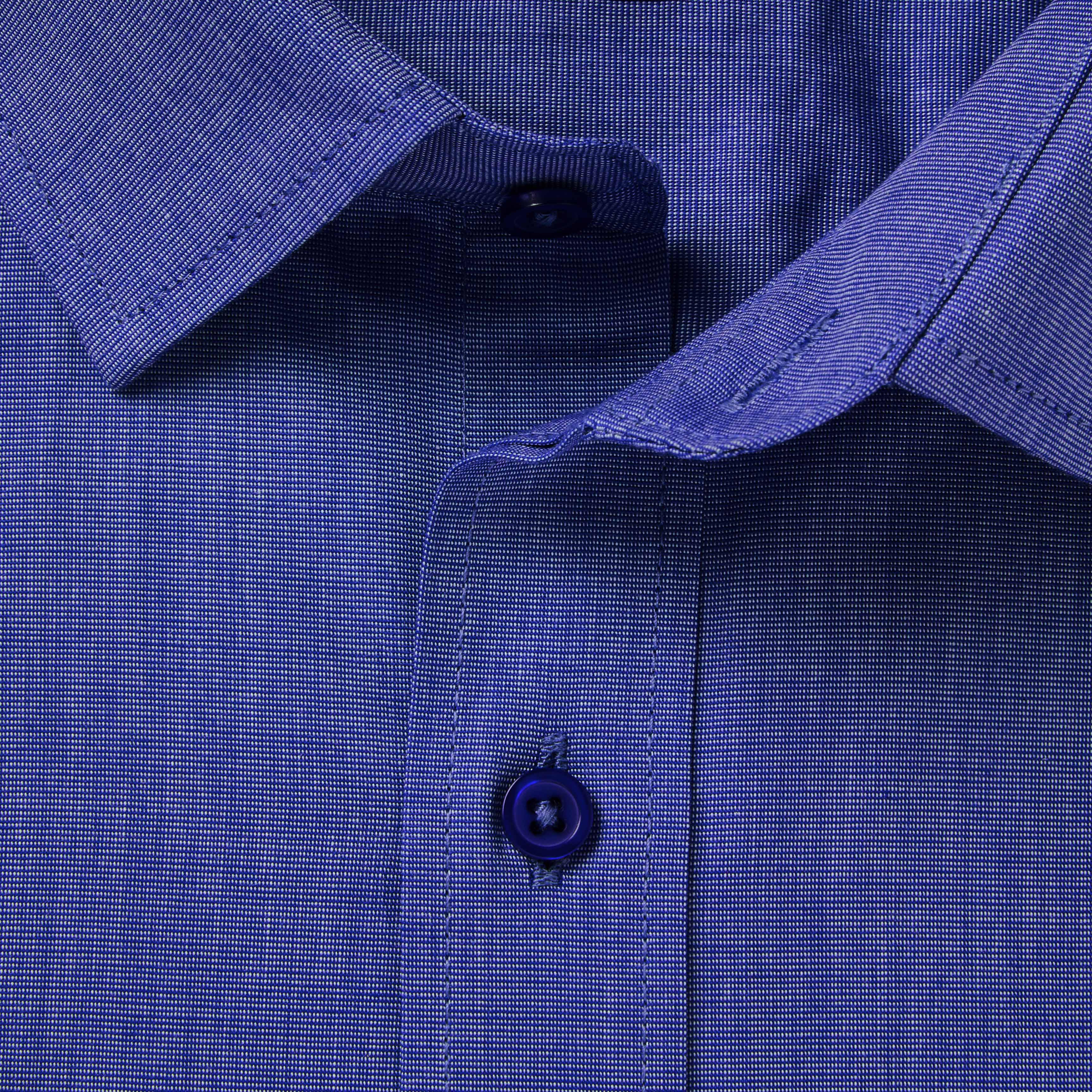 Men Slim Fit Collared Textured Long Sleeves Shirt-men-clothing-shirts-image-6