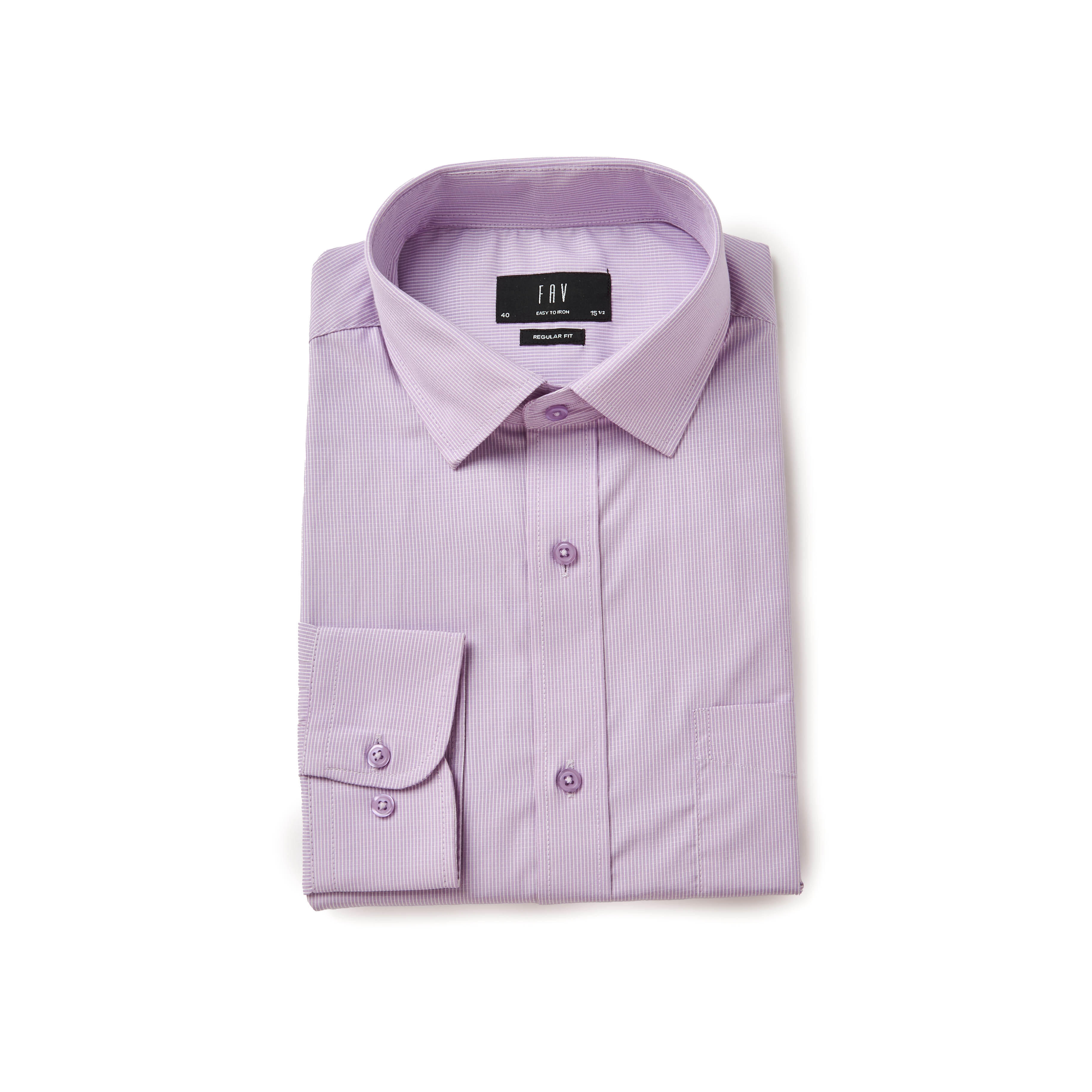 Men Regular Fit Spread Collar Textured Long Sleeves Shirt-men-clothing-shirts-image-5