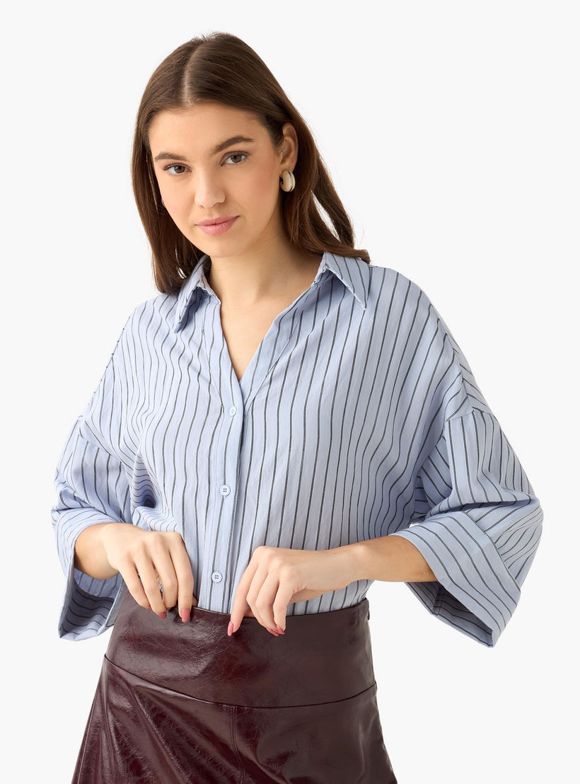 Boxy Shirt with Stripes-women-clothing-shirtsandblouses-shirts-image-6