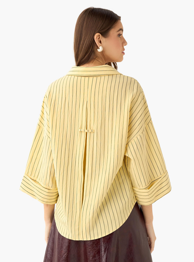 Boxy Shirt with Stripes-women-clothing-shirtsandblouses-shirts-image-4