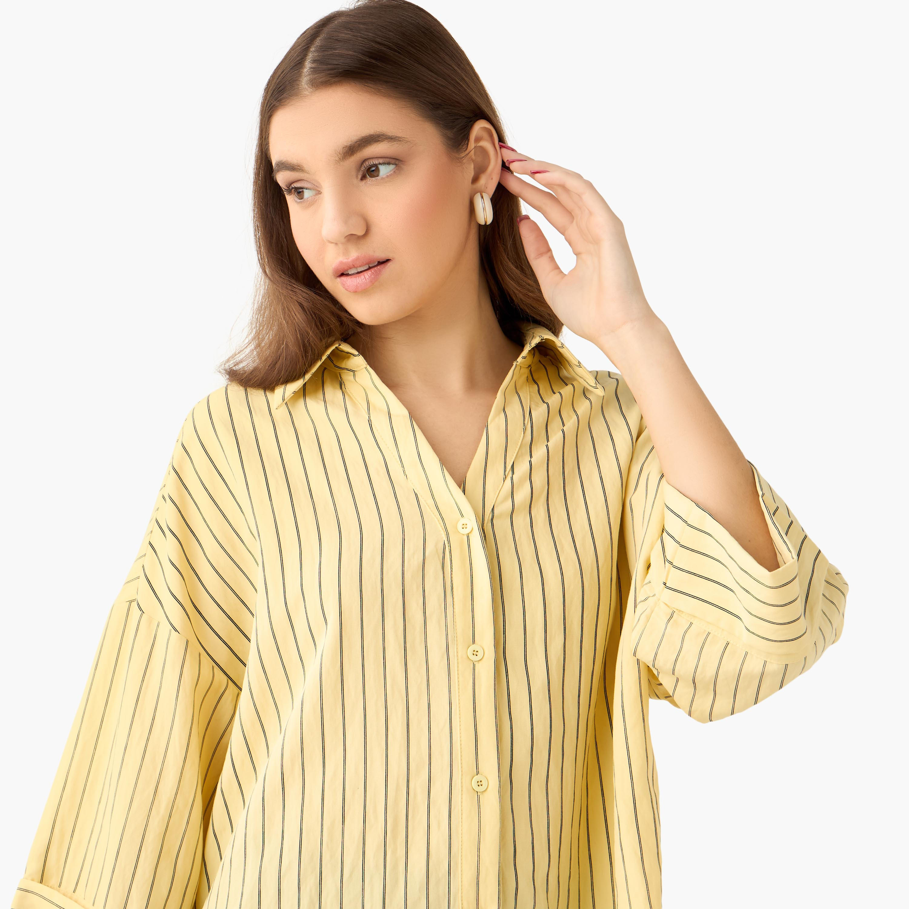 Boxy Shirt with Stripes-women-clothing-shirtsandblouses-shirts-image-6