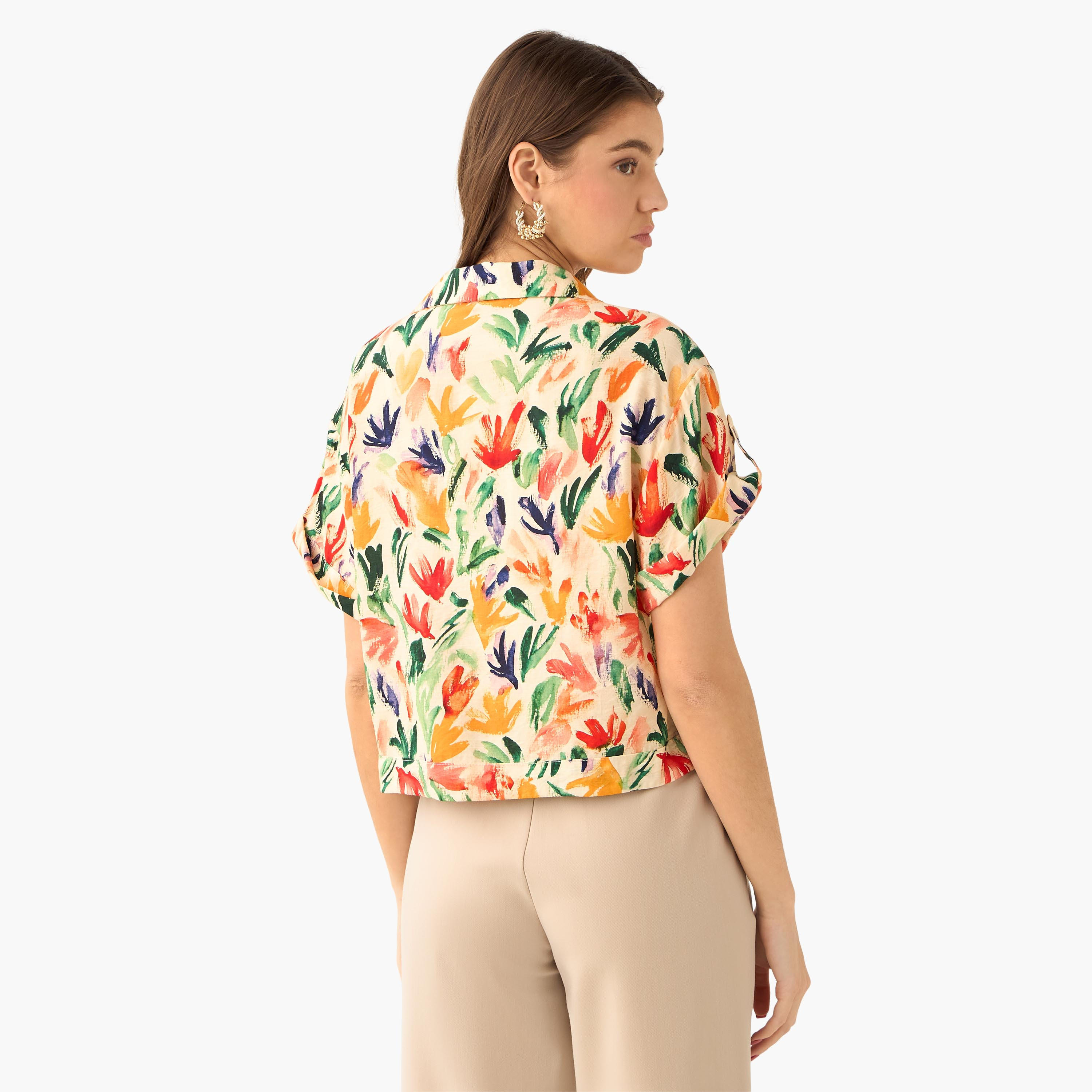 Printed Cropped Shirt-women-clothing-shirtsandblouses-shirts-image-5