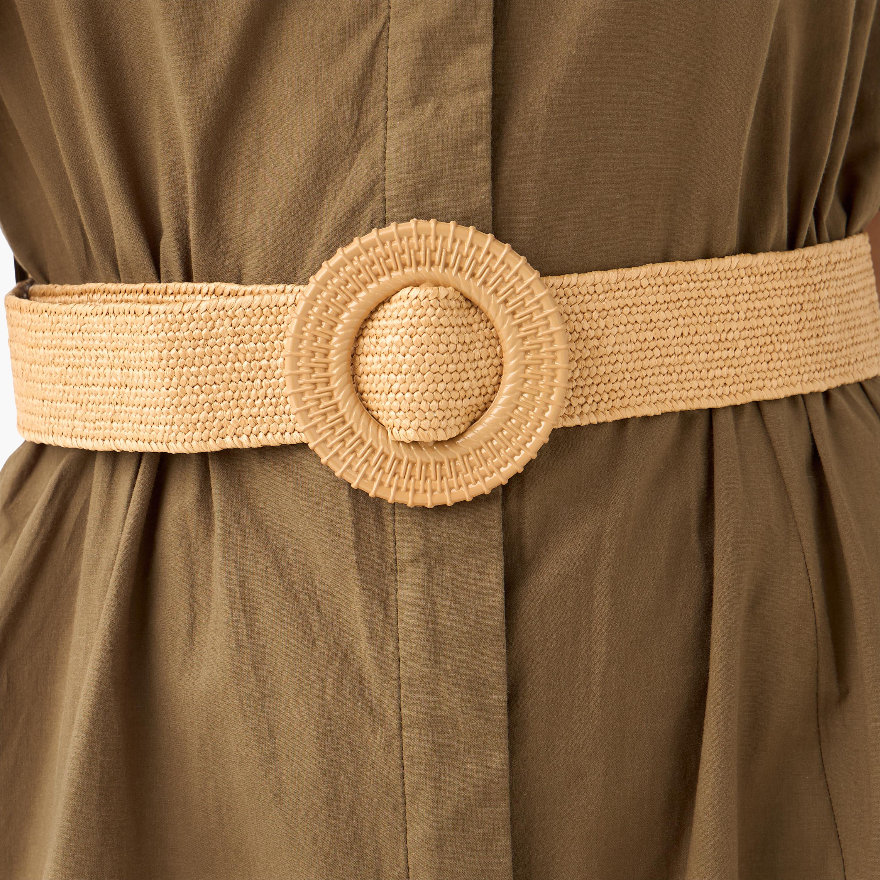 فستان قميص ميدي قطن بحزام-women-clothing-dresses-image-2