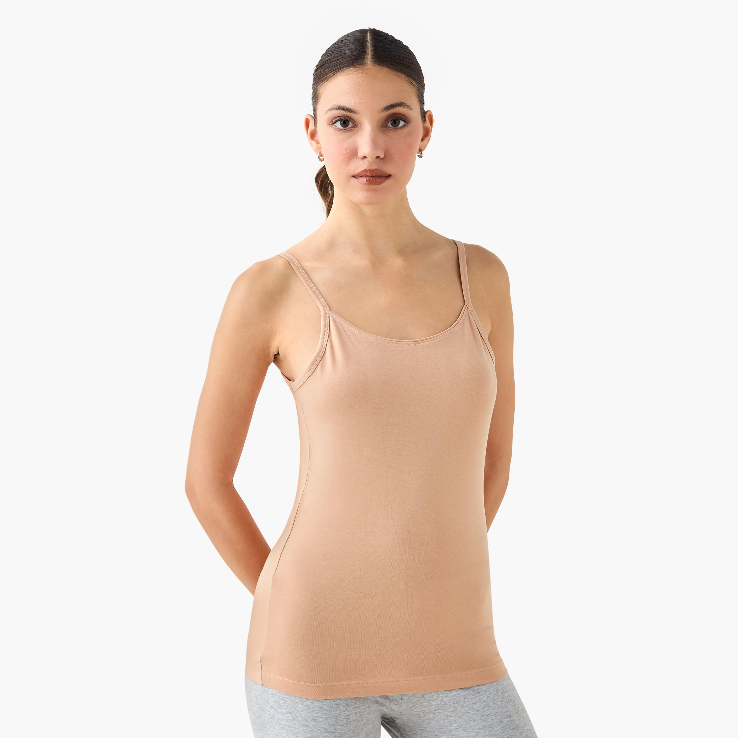 Set of 3 - Regular Fit Tank Top with Spaghetti Straps-women-clothing-tshirts-image-3