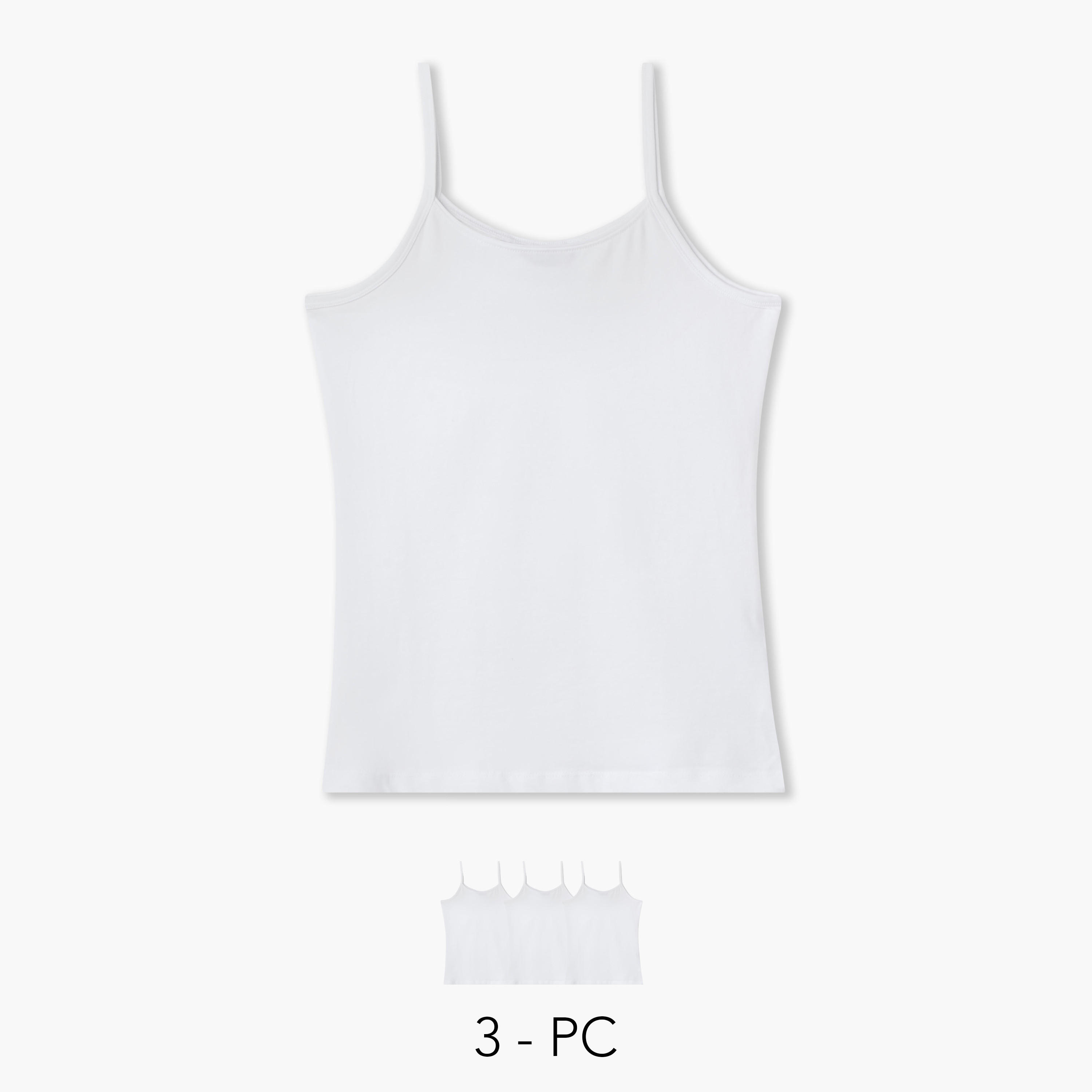 Set of 3 - Regular Fit Tank Top with Spaghetti Straps-women-clothing-tshirts-image-1